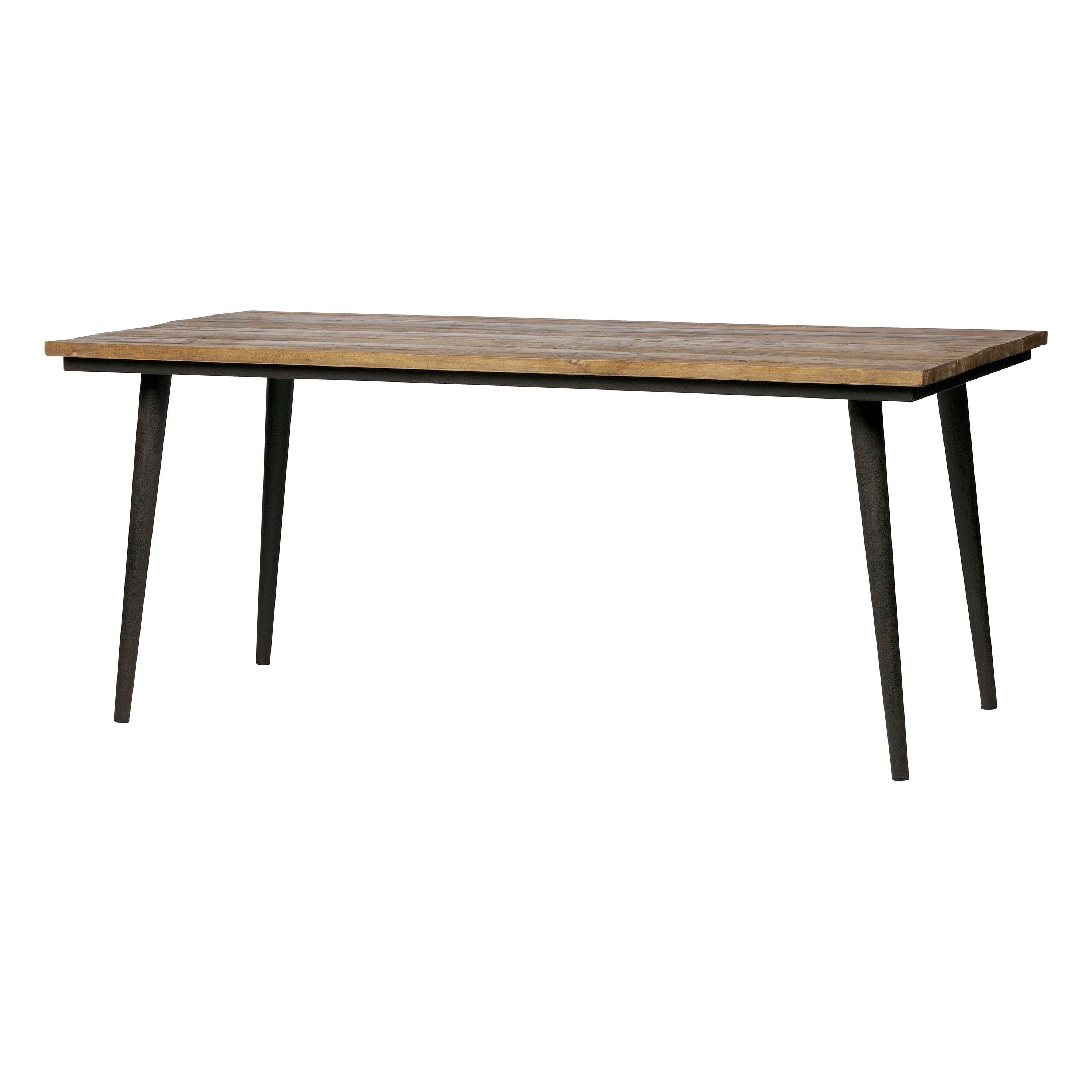 "GUILD" valgomojo stalas, natūrali spalva, medis/metalas, 180x90 cm