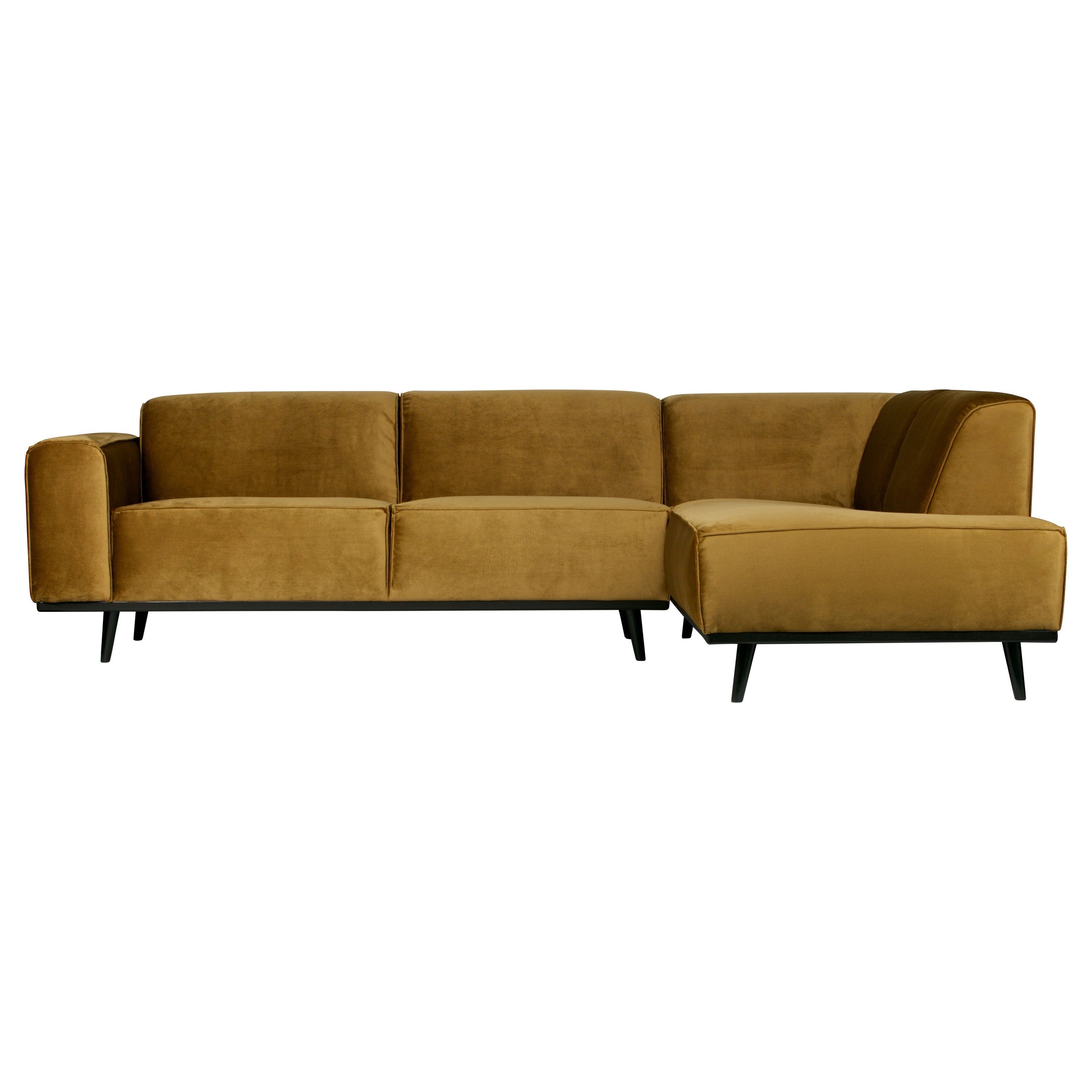 Kampinė sofa "STATEMENT", dešinė pusė, medaus spalva