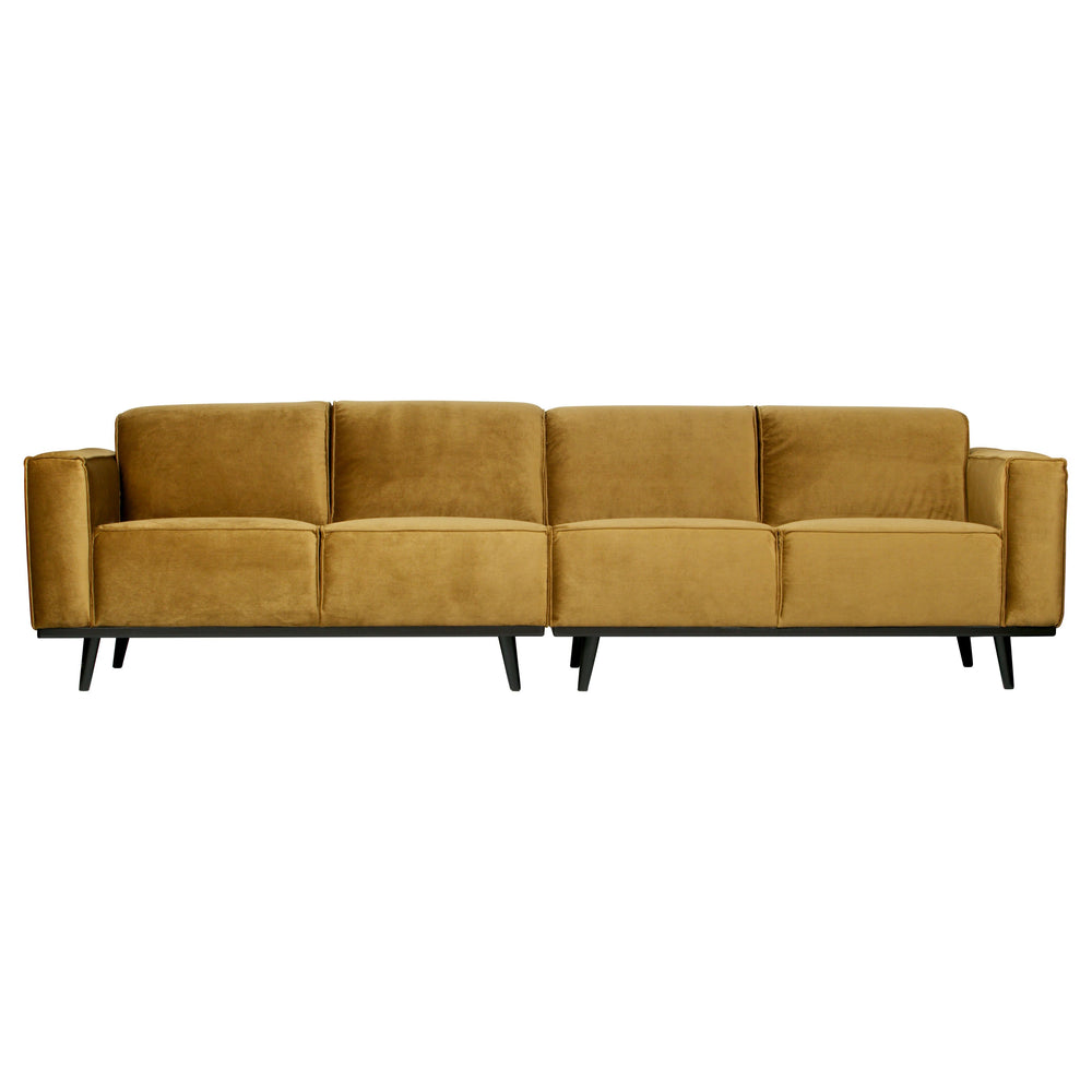 Sofa "STATEMENT", keturvietė, medaus spalva