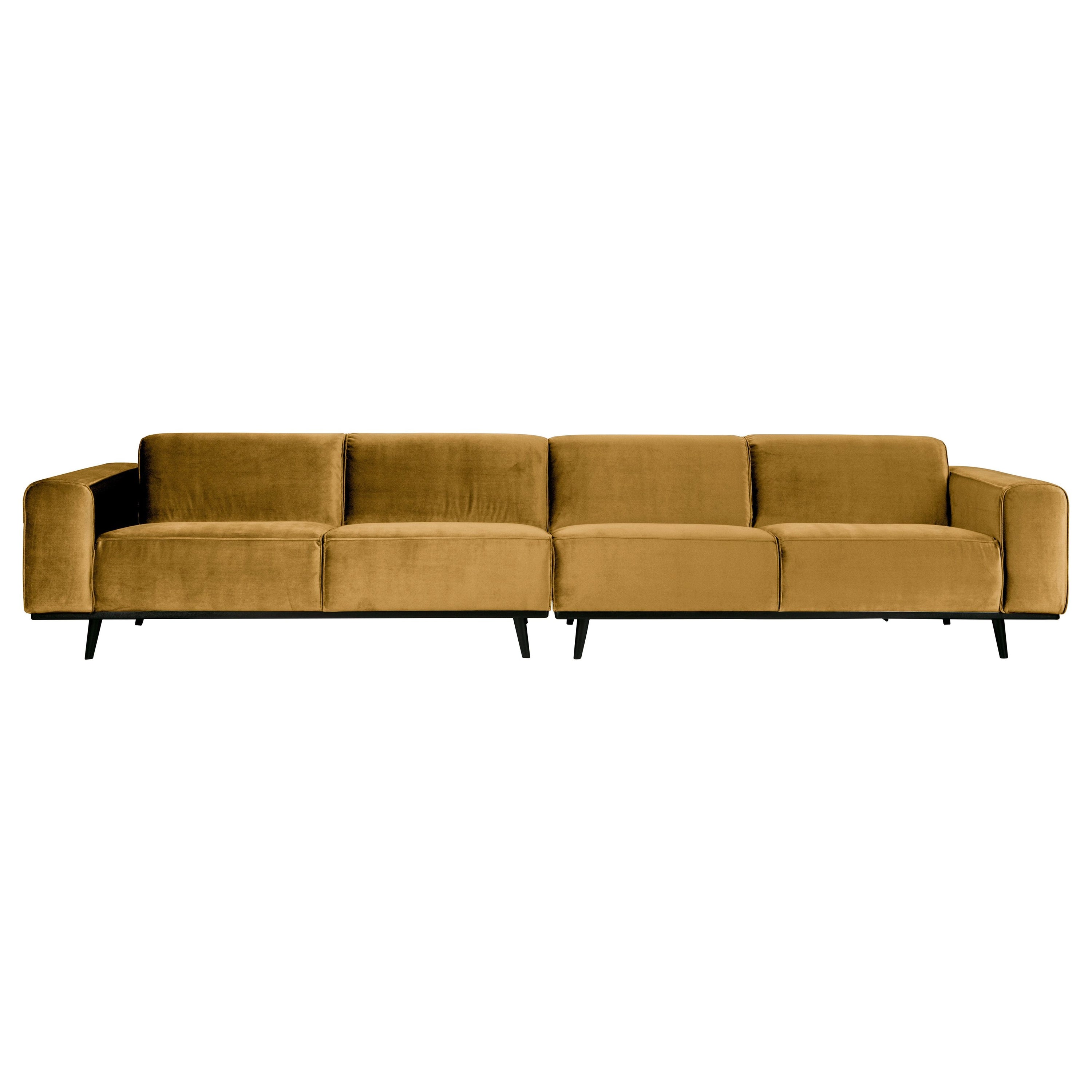 Sofa "STATEMENT", XL keturvietė, medaus spalva