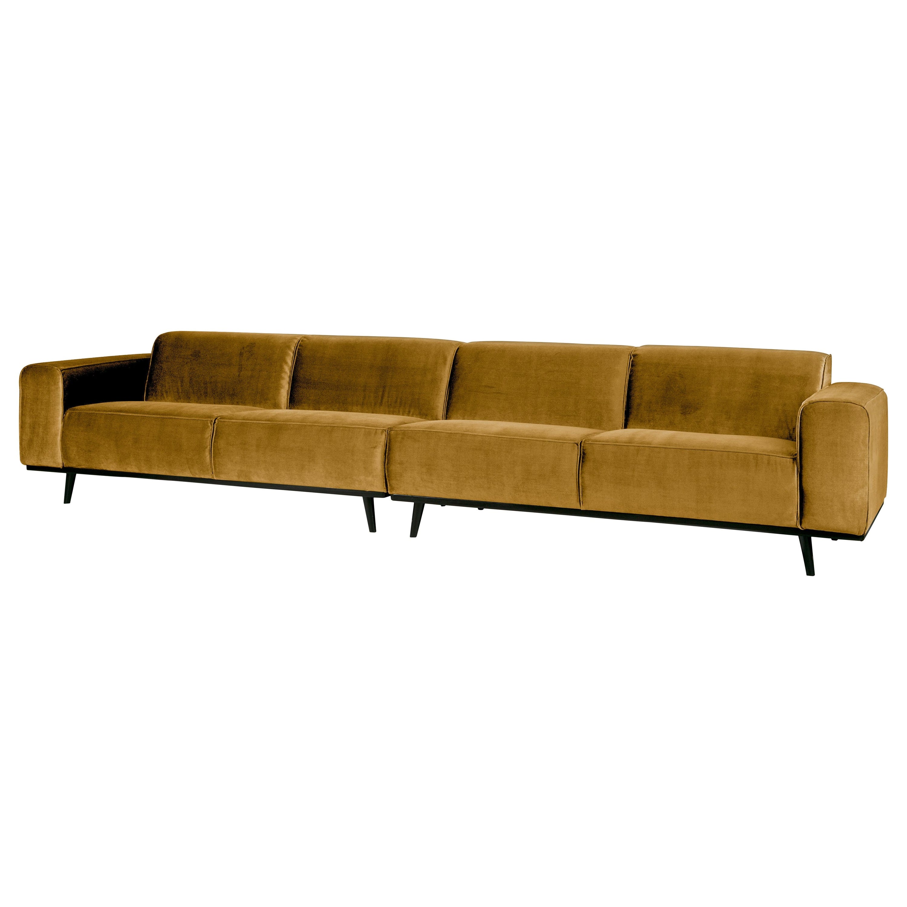Sofa "STATEMENT", XL keturvietė, medaus spalva