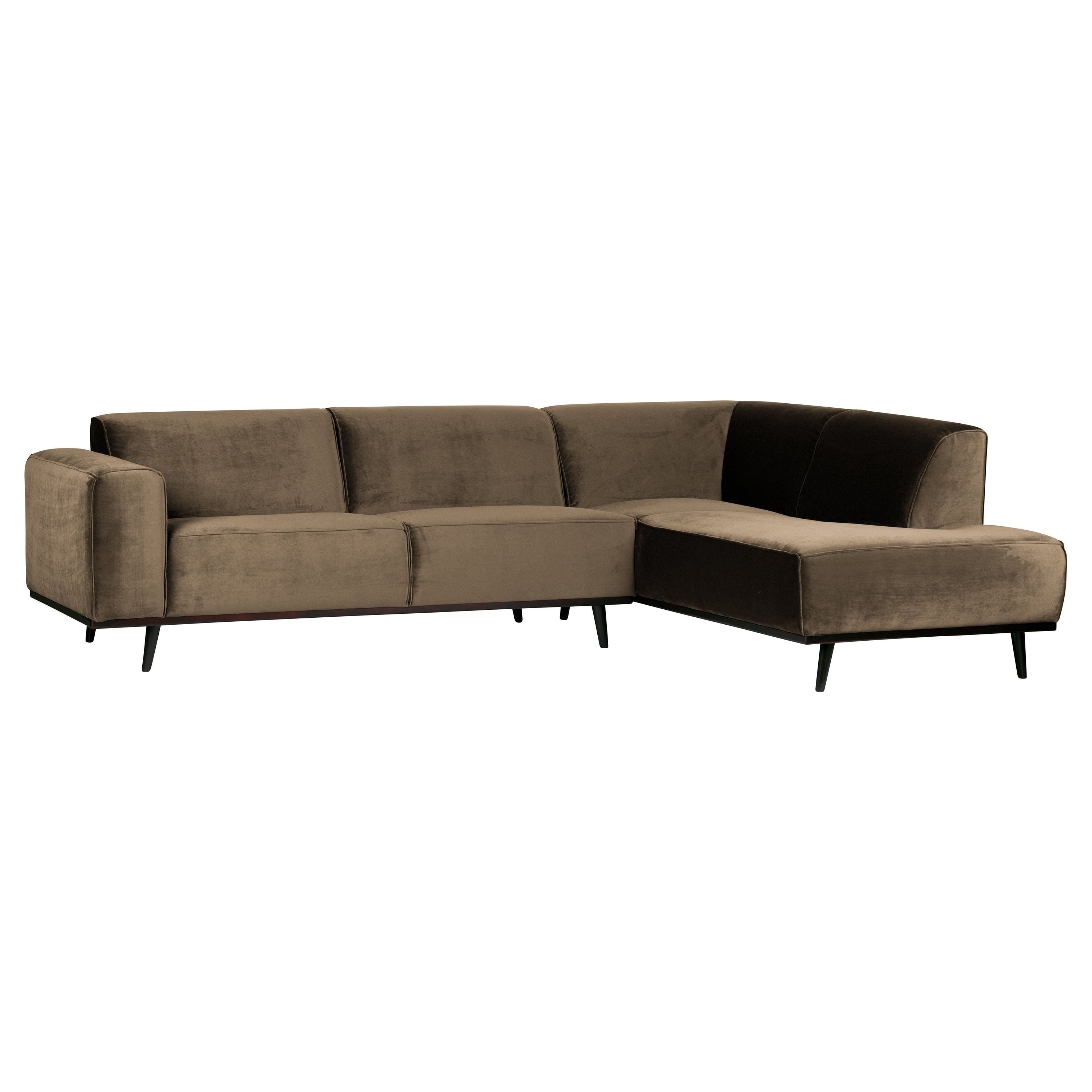 Kampinė sofa "STATEMENT", dešinė pusė, rusva spalva