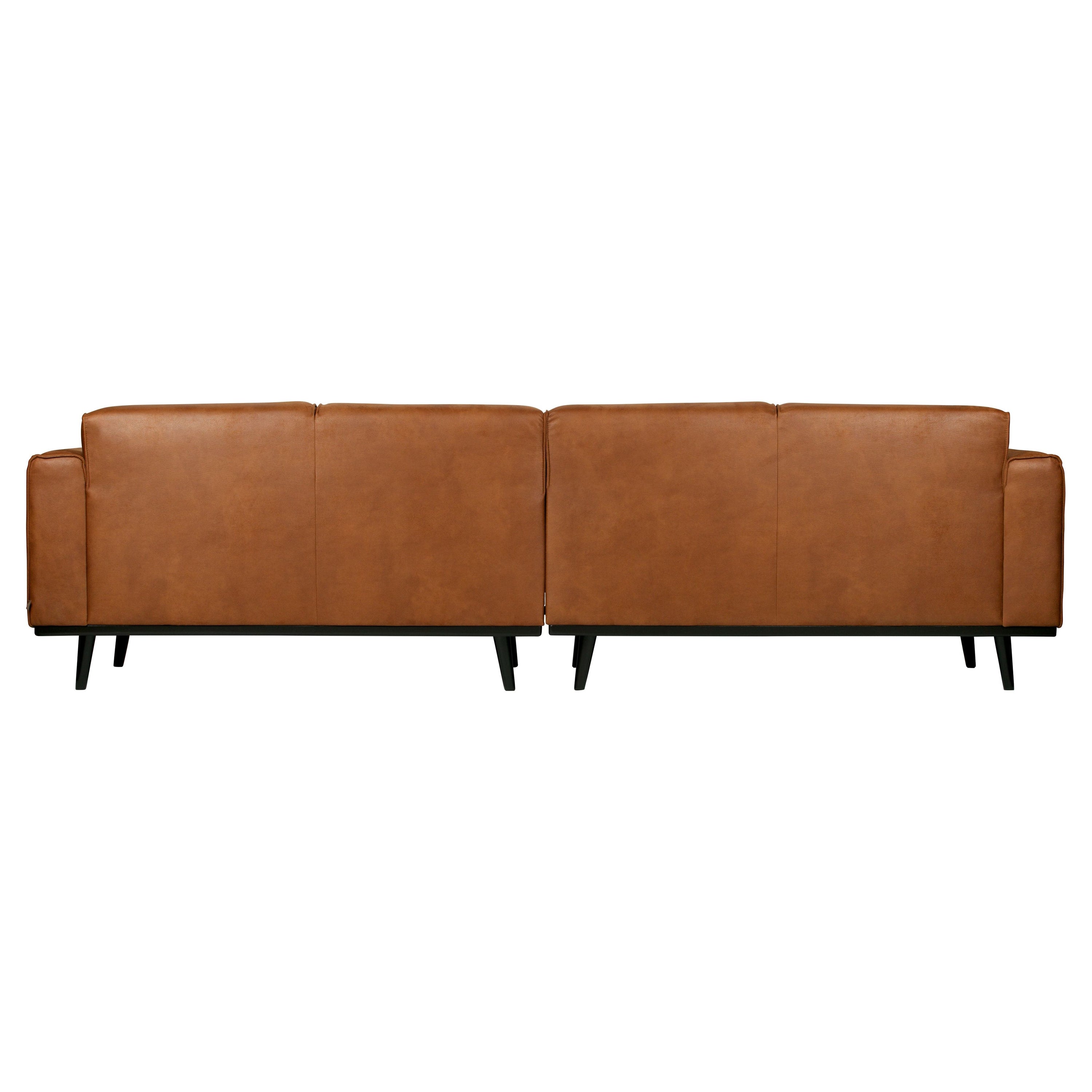 Sofa "STATEMENT", keturvietė, konjako spalva, perdirbta oda