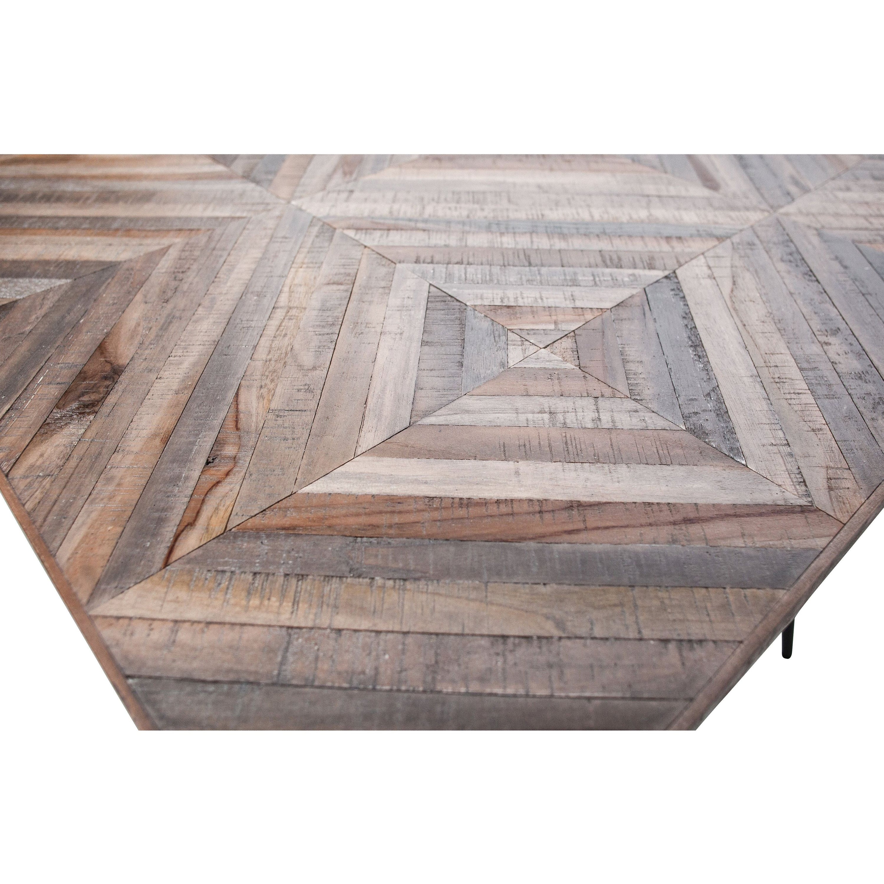 "Rhombic" valgomojo stalas, mediena/metalas, 180x90cm