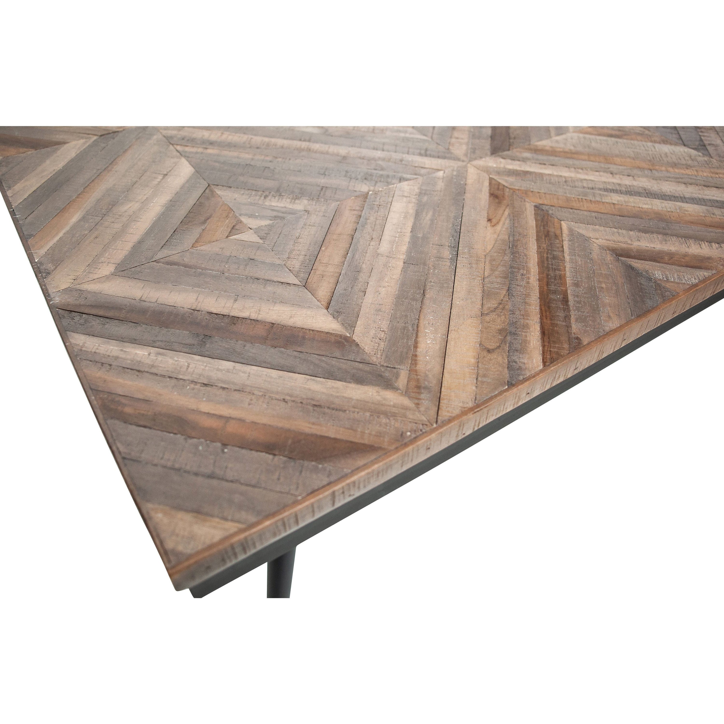"Rhombic" valgomojo stalas, mediena/metalas, 180x90cm