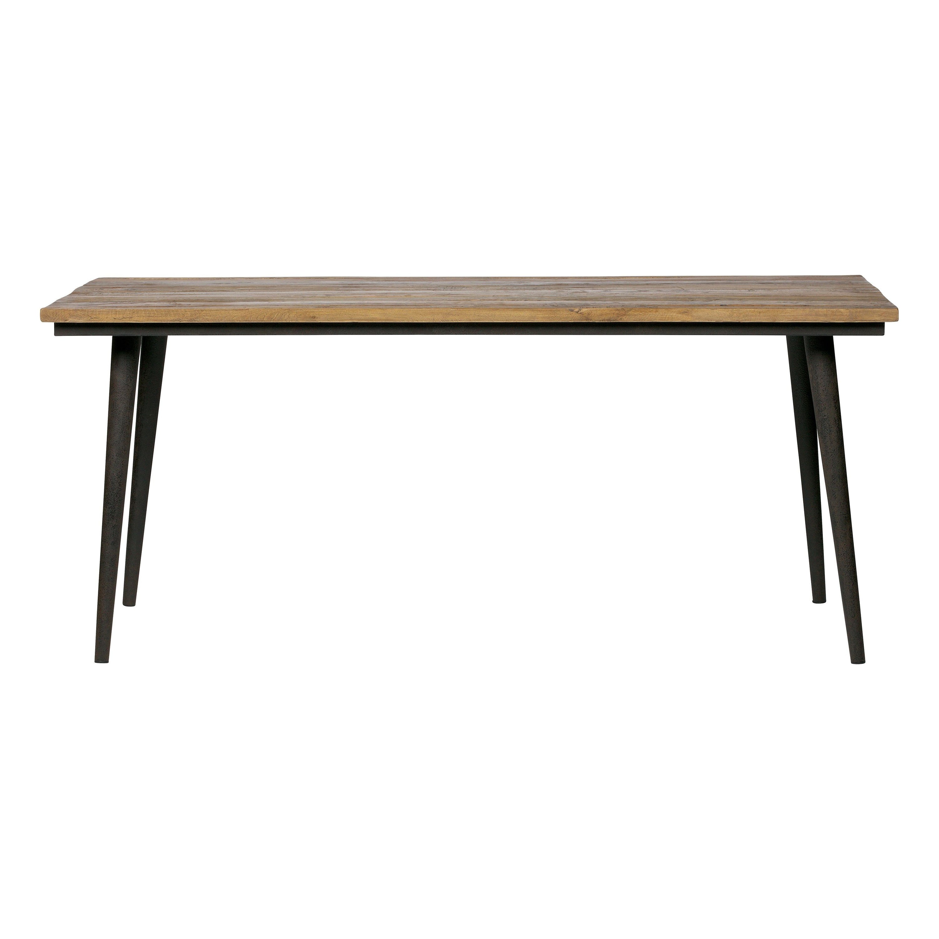 "GUILD" valgomojo stalas, natūrali spalva, medis/metalas, 220x90 cm