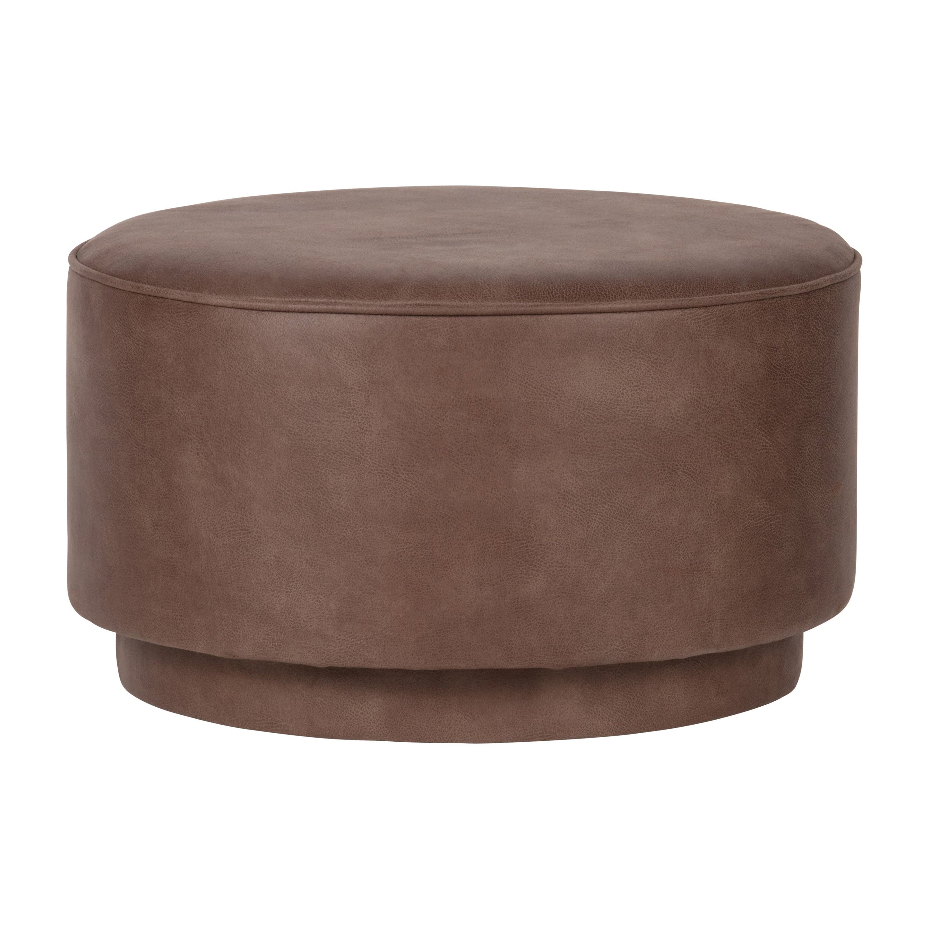 Coffee Pouf Warm Brown