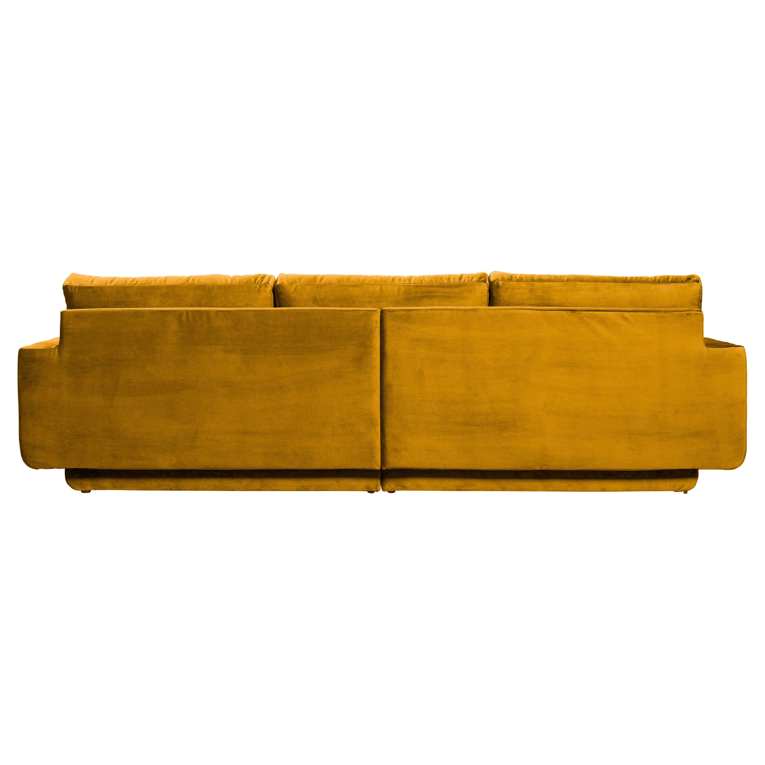 Sofa "FAME", 3-vietė, ochra spalva, aksomas