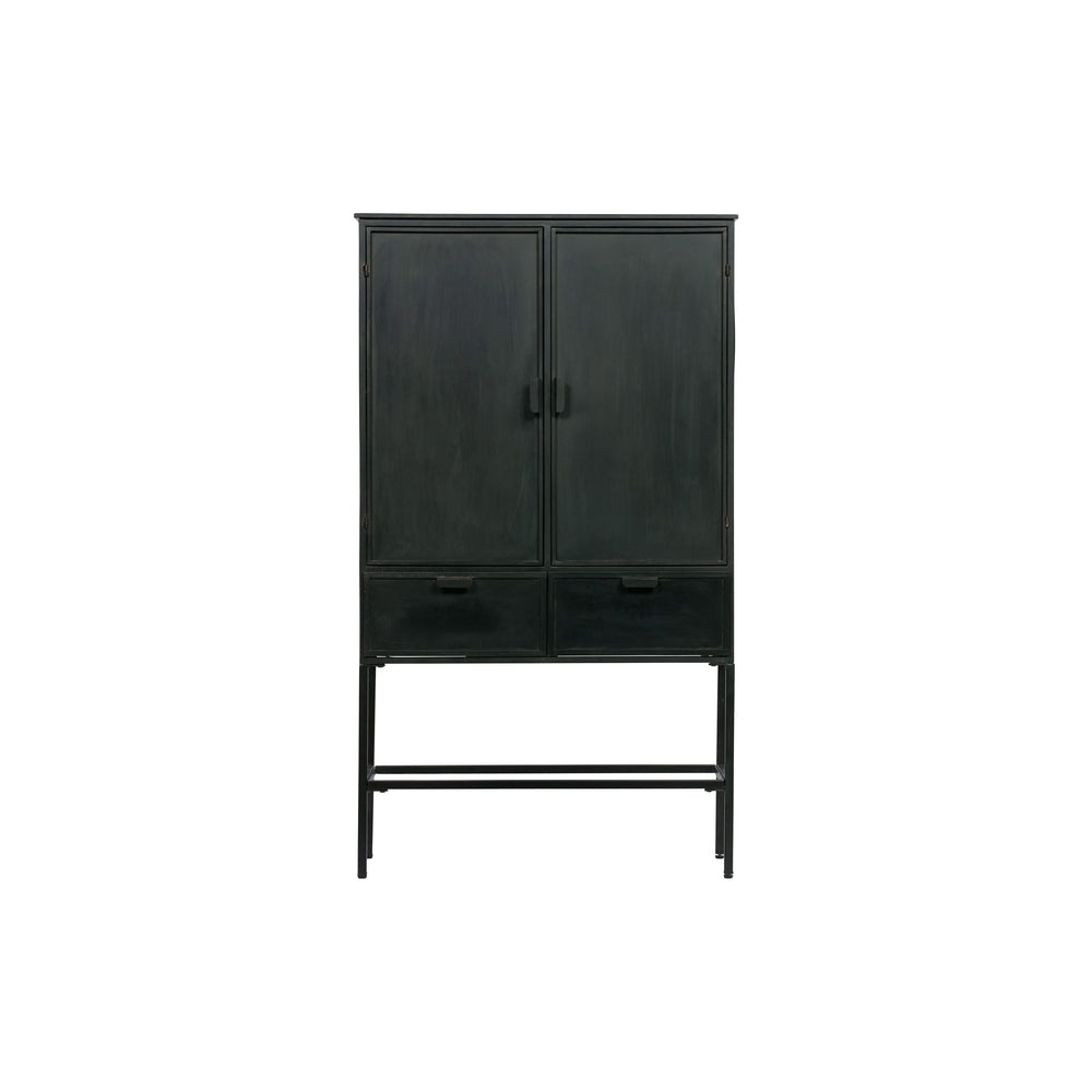 Spintelė "WISH", 151x87x36 cm, juoda spalva, metalas
