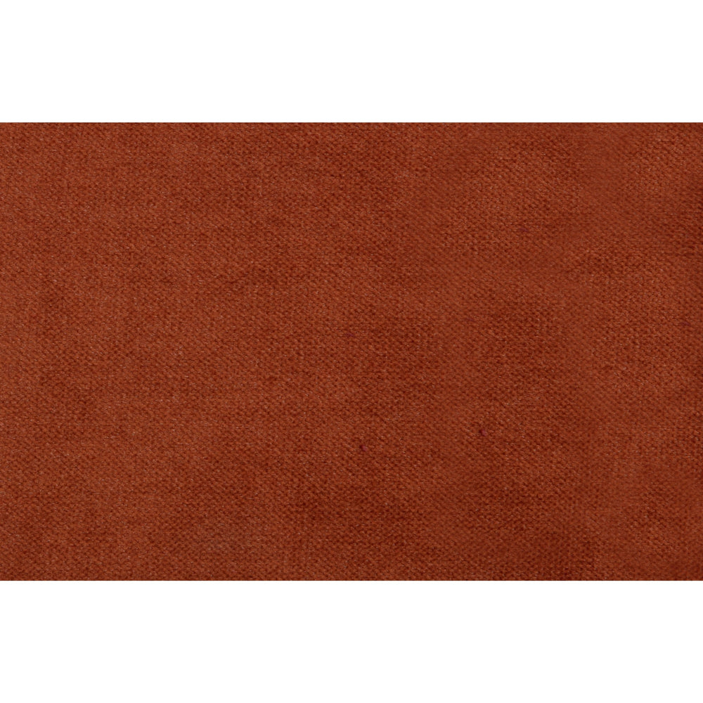 Kampinė sofa RODEO, prabangus aksomas, rūdžių spalva