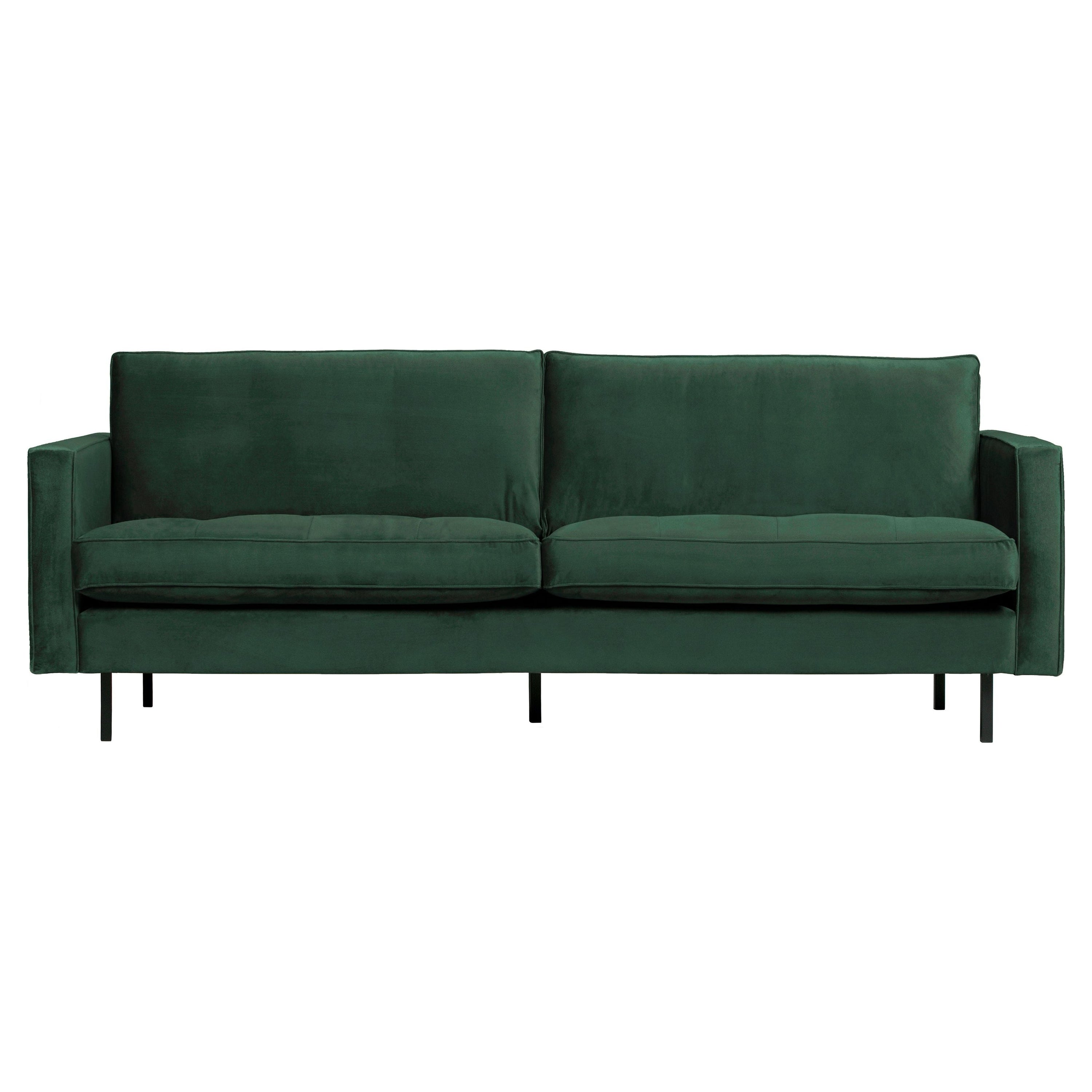 "Rodeo" sofa 2,5-vietų, aksomas, Žalia Spalva