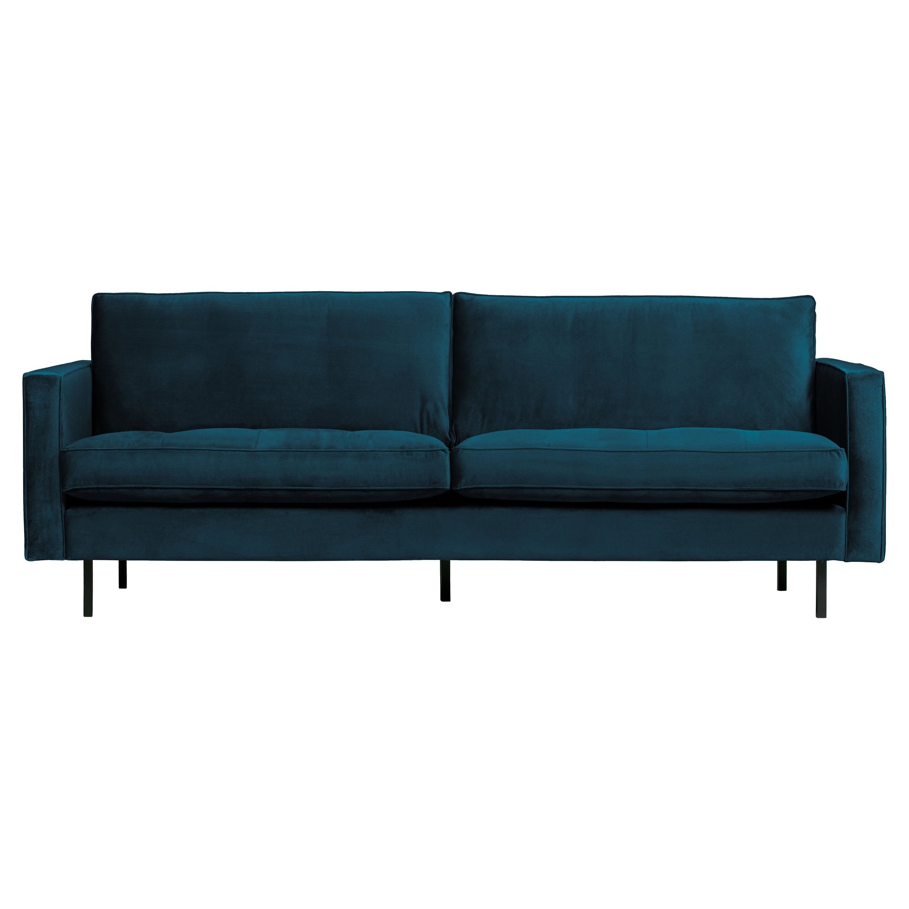 "Rodeo" sofa 2,5-vietų, aksomas, Mėlyna Spalva