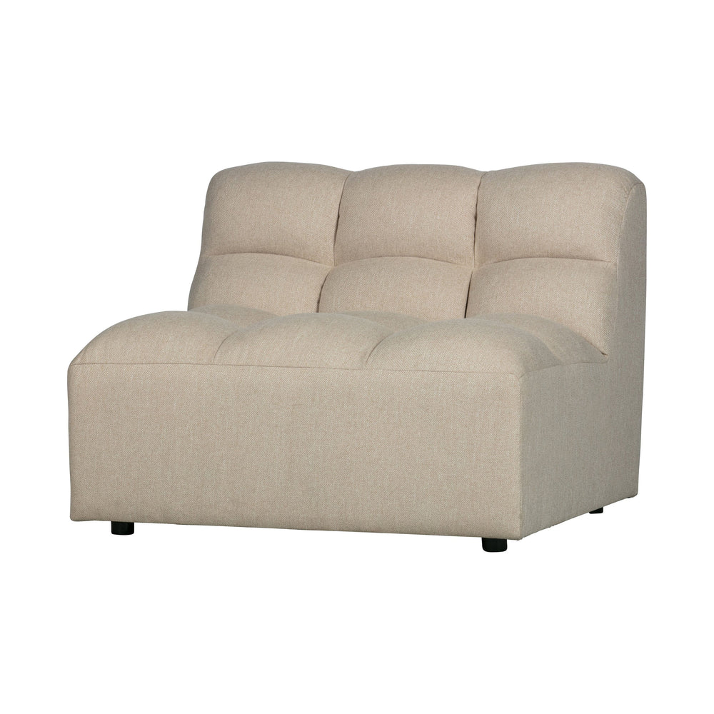 "PEPPER" modulinės sofos fotelis, smėlio spalva