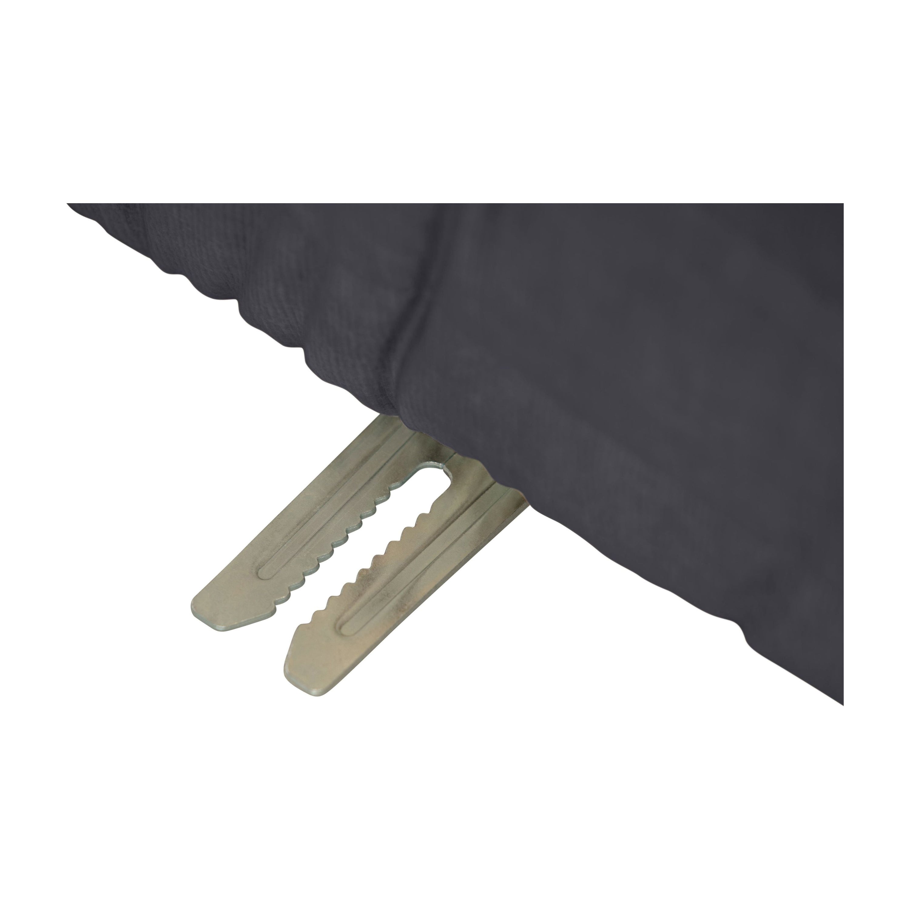 Kampinė Sofa BAG, Antracito Spalvos, Aksomo Audinys