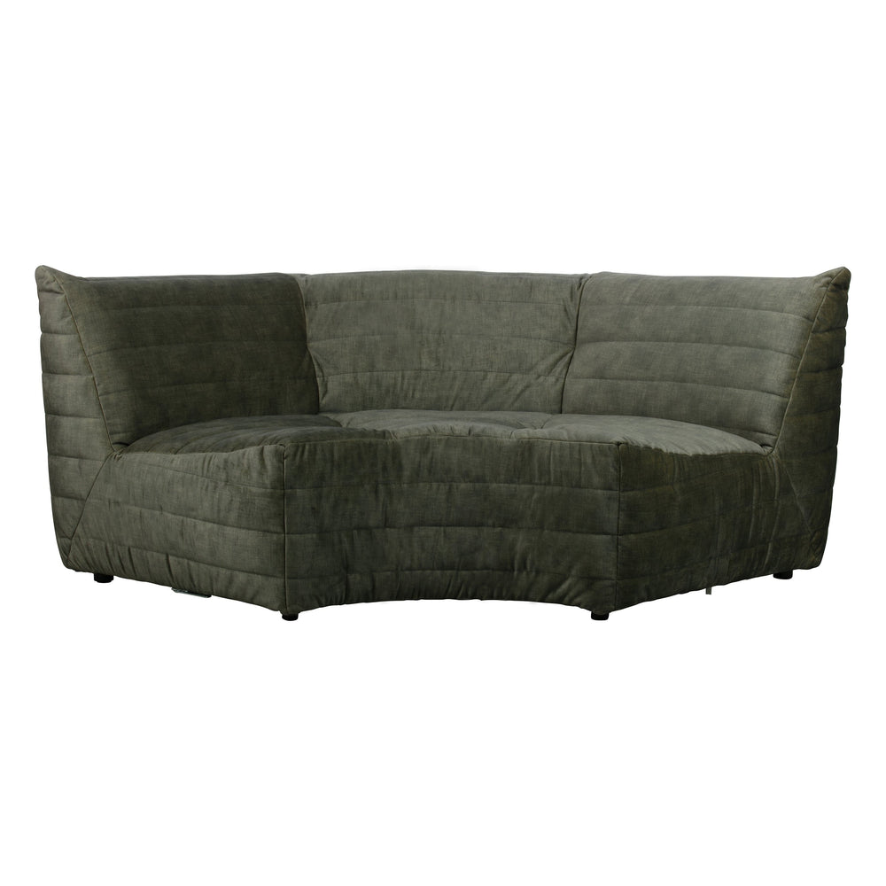"Bag" Kampinė Sofa, Žalios Spalvos Aksomo Audinys