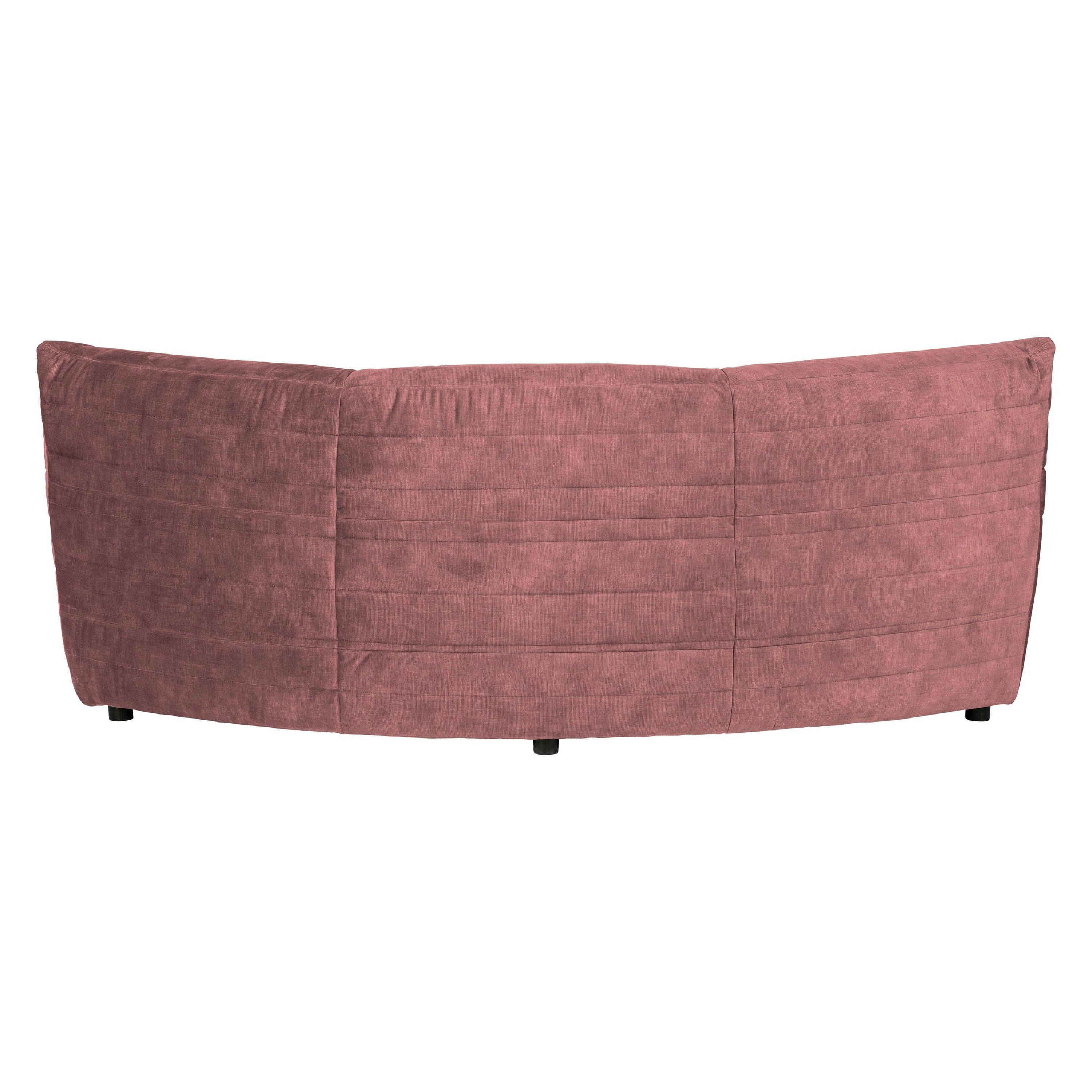 Kampinė Sofa BAG, Rausvos Spalvos, Aksomo Audinys