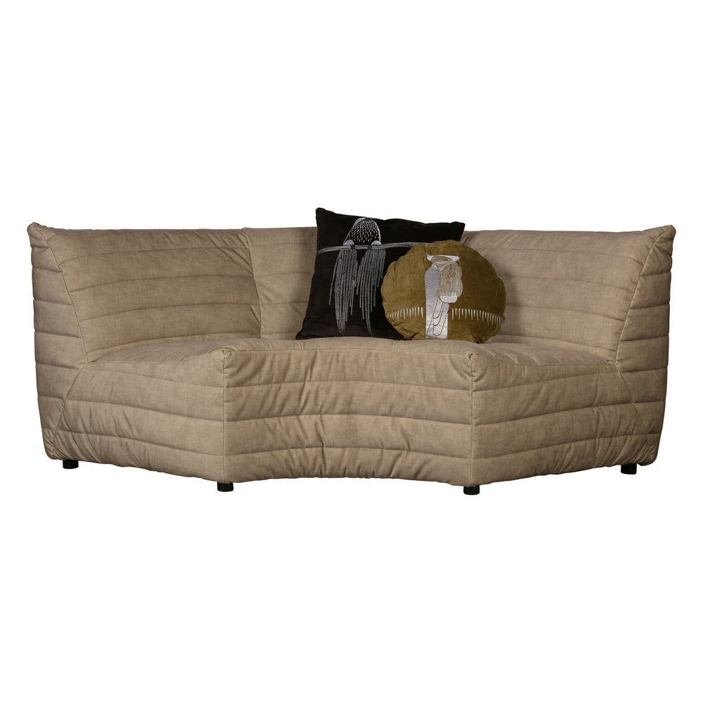 "Bag" Kampinė Sofa, Smėlio Spalvos Aksomo Audinys