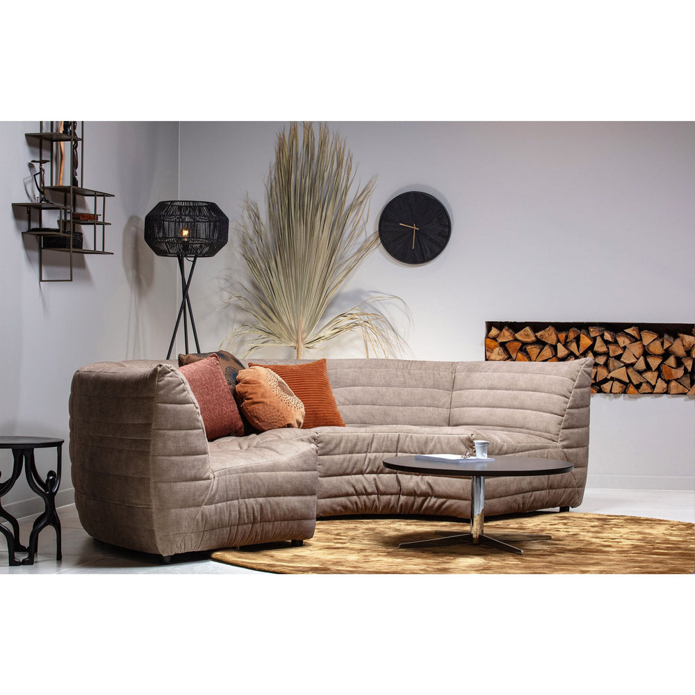 "Bag" Kampinė Sofa, Smėlio Spalvos Aksomo Audinys