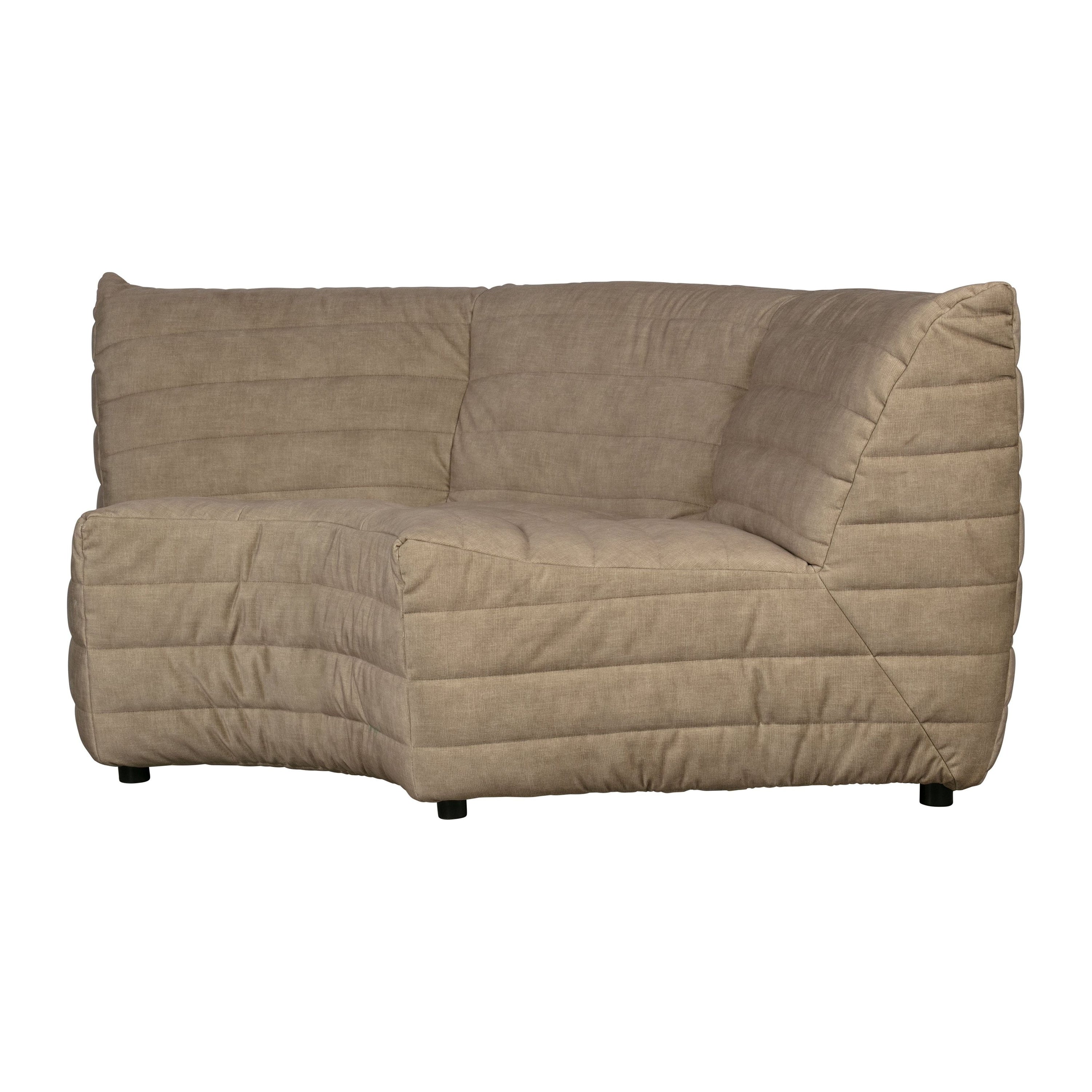 Kampinė Sofa BAG, Smėlio Spalvos, Aksomo Audinys
