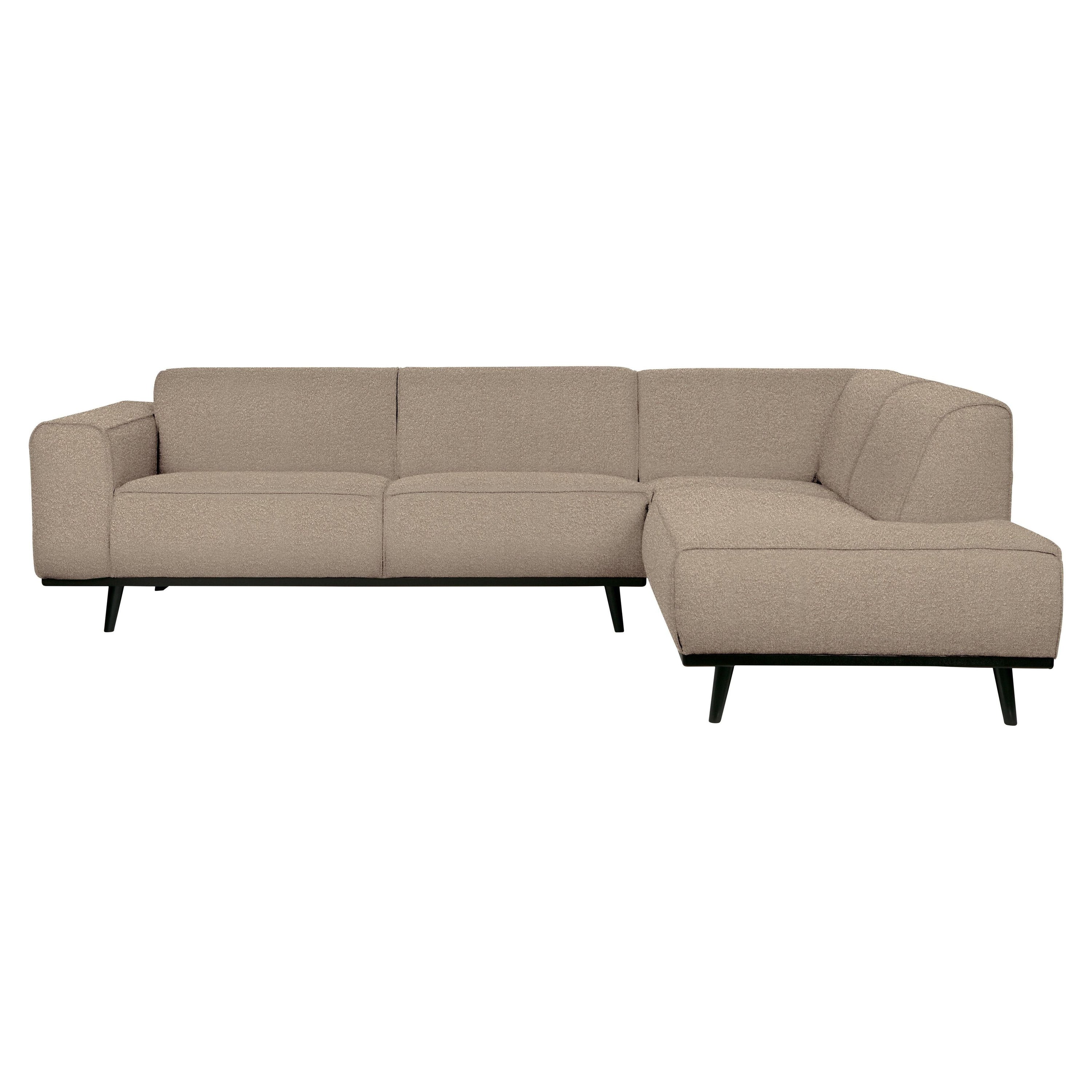 Kampinė sofa "STATEMENT", dešinė pusė, kreminė spalva
