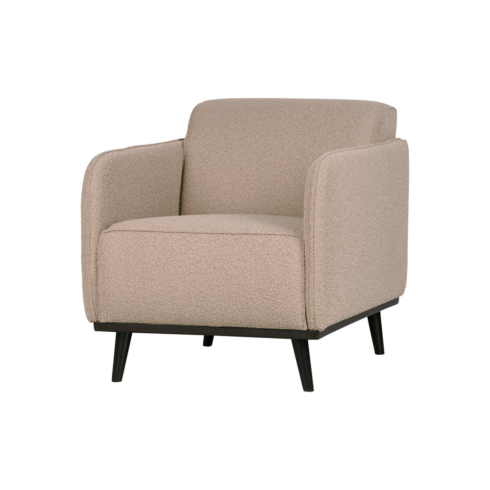 Fotelis STATEMENT,  boucle, kreminis
