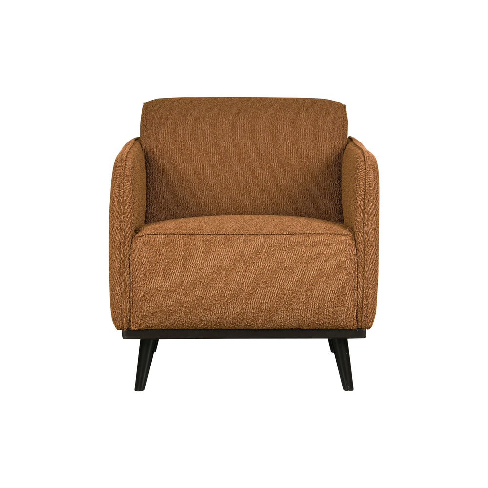 Fotelis STATEMENT, boucle, gelsvas