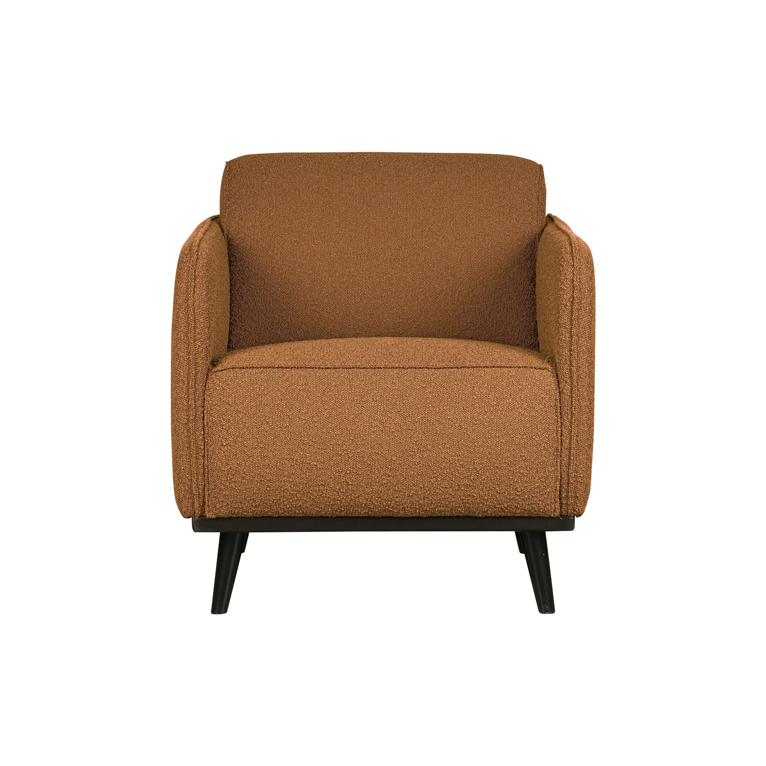 Fotelis STATEMENT, boucle, gelsvas