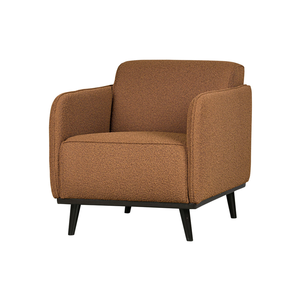 Fotelis STATEMENT, boucle, gelsvas