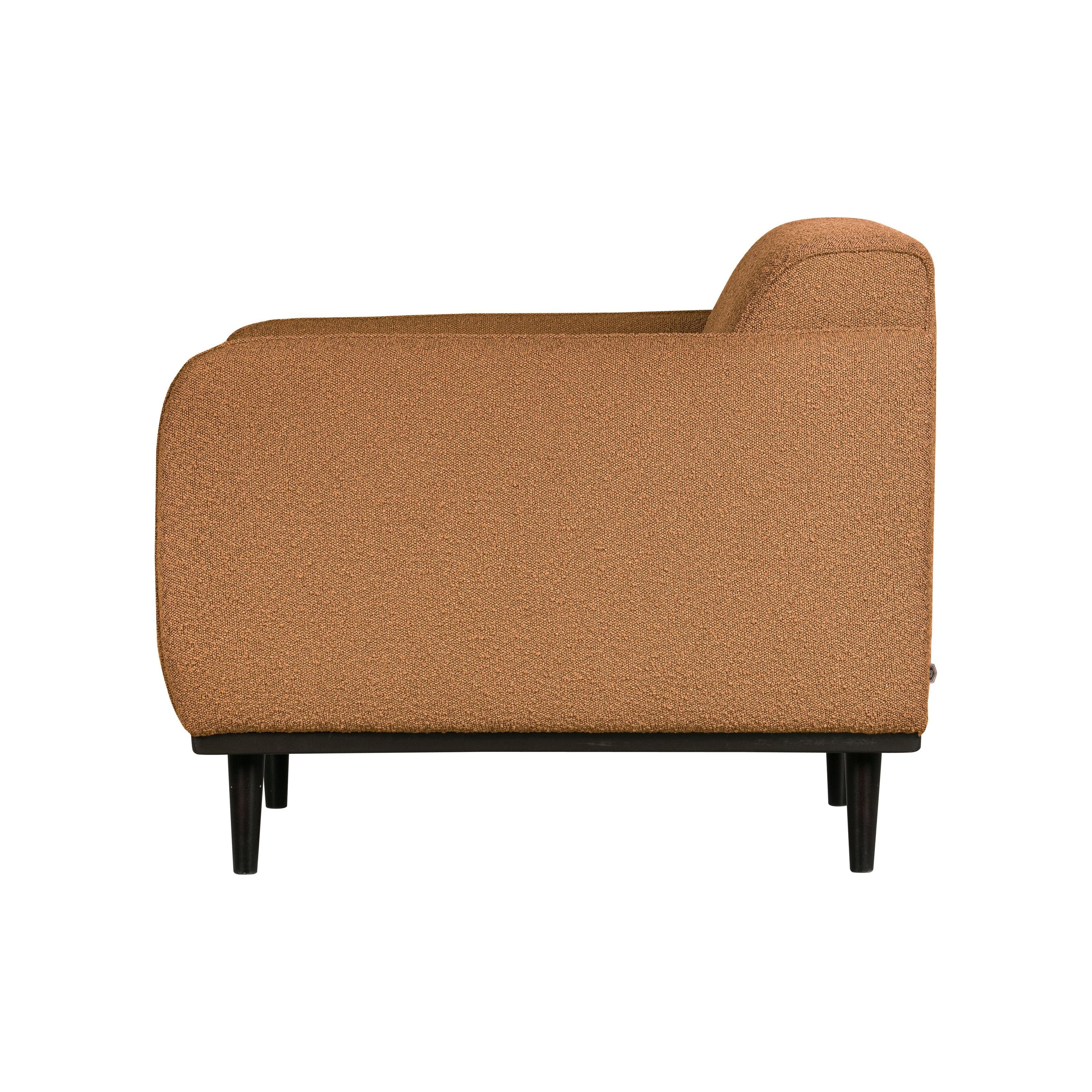 Fotelis STATEMENT, boucle, gelsvas