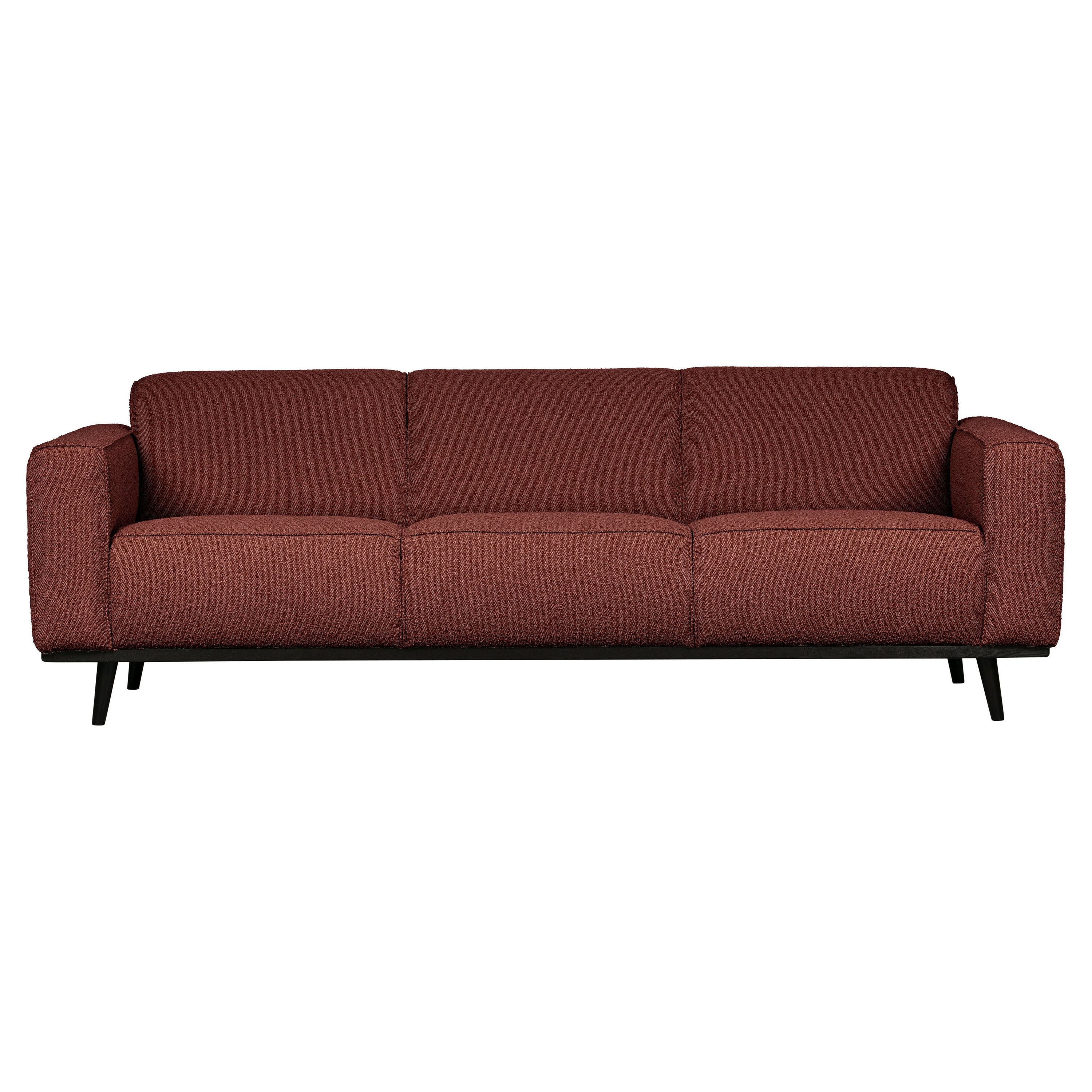 Sofa "STATEMENT" 3 vietų, riešuto spalva