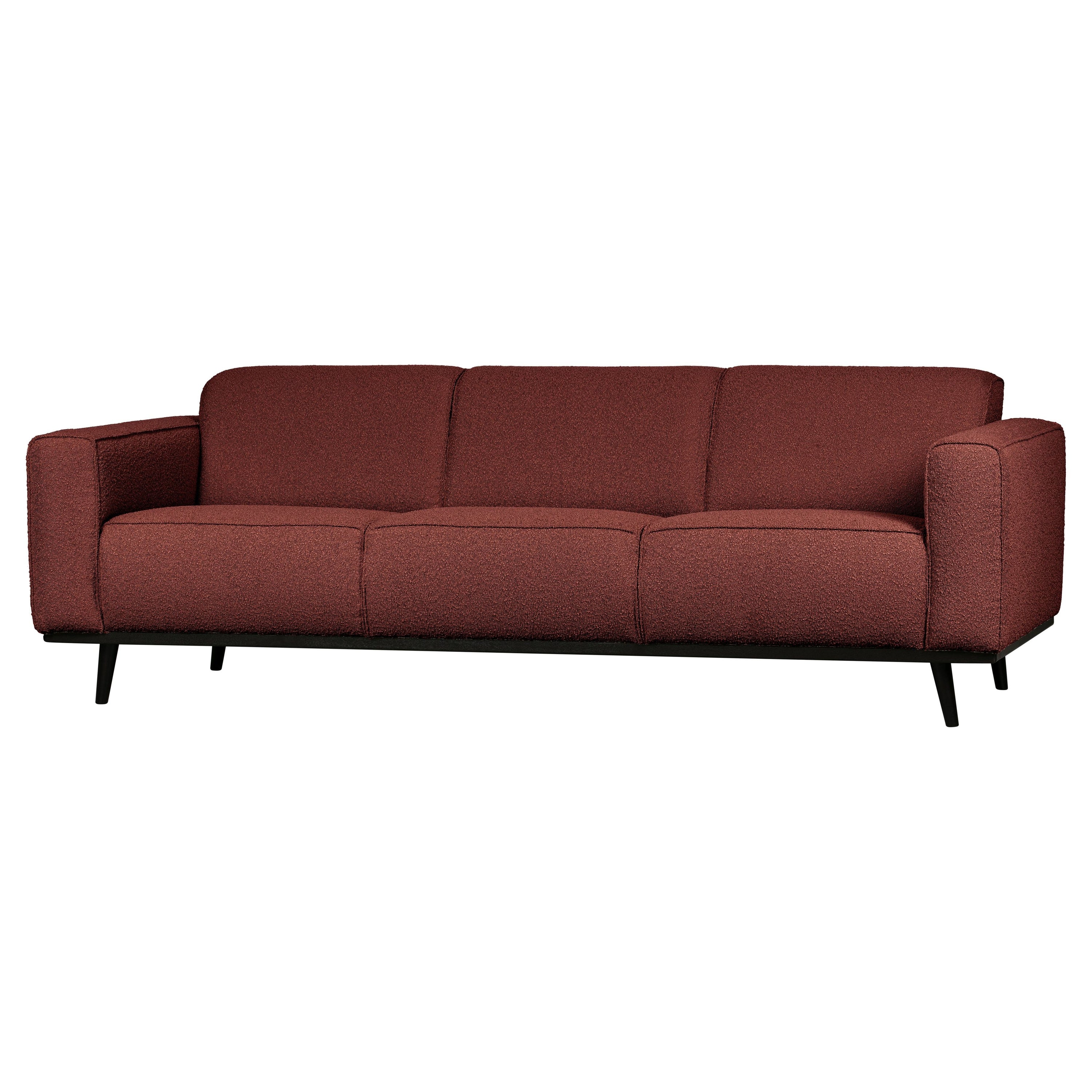 Sofa "STATEMENT" 3 vietų, riešuto spalva