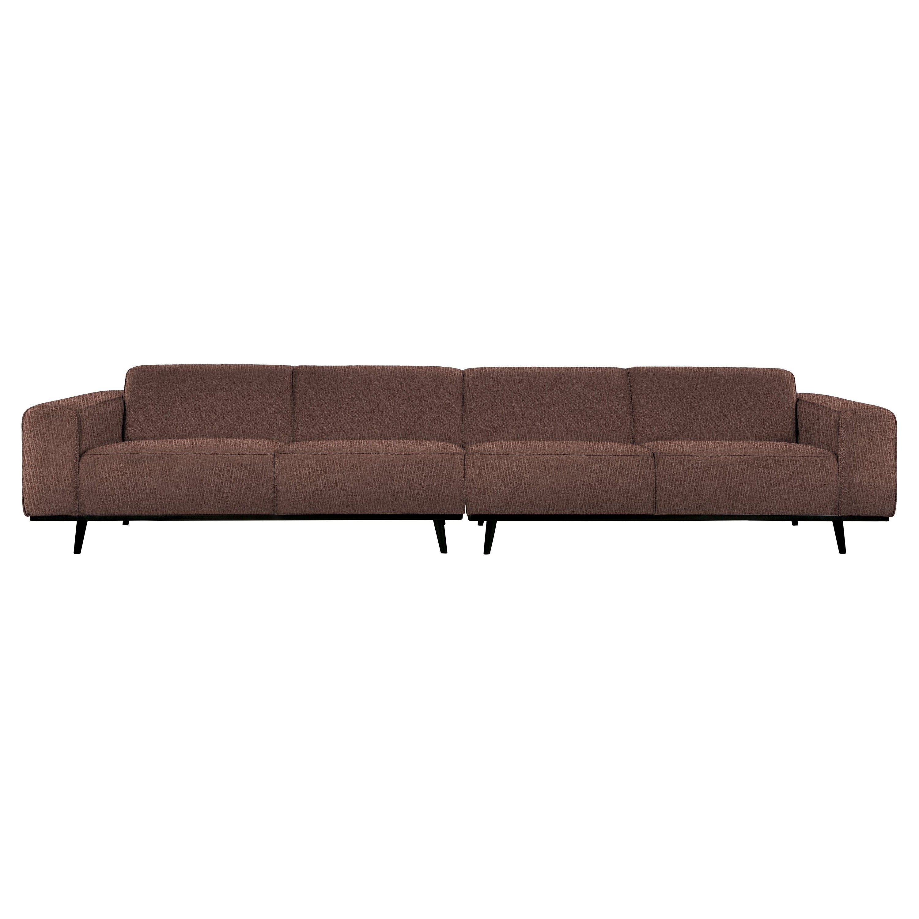 Sofa "STATEMENT", XL keturvietė, kavos spalva