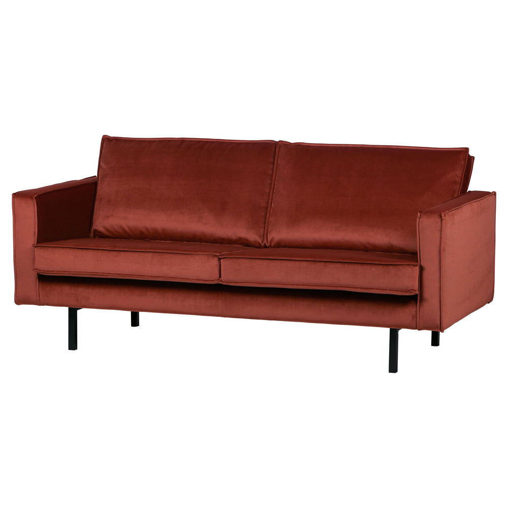 2.5 vietų sofa RODEO, Aksomas, Kaštono Spalva