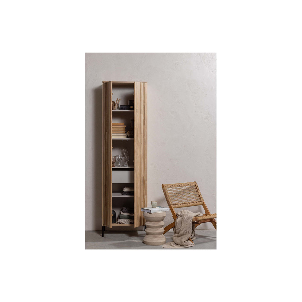 Lois Folding Chair Rhombus Wood Natural