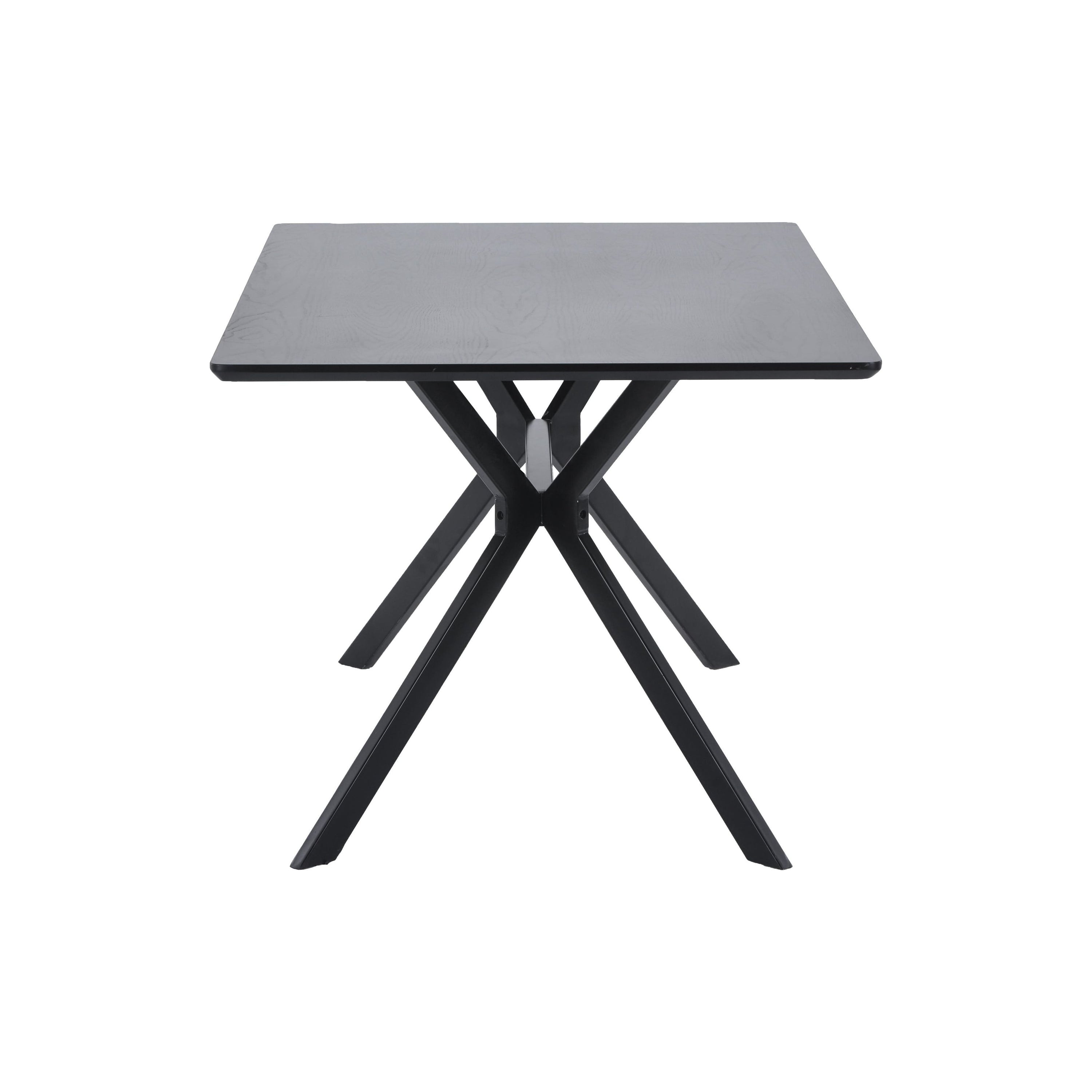 "Bruno" valgomojo stalas, juoda, 200cm