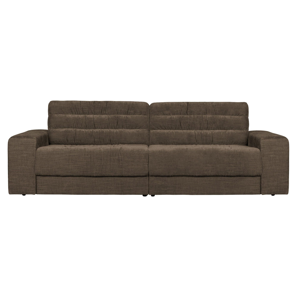 Modulinė sofa "DATE", dvivietė, rudai pilka spalva