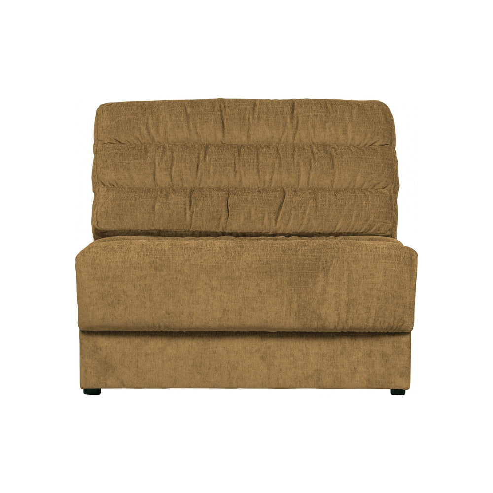 Modulinė sofa "DATE", vienvietė, aukso spalva