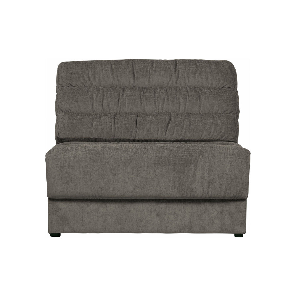 Modulinės sofos dalis "DATE", vienvietė, pilka spalva