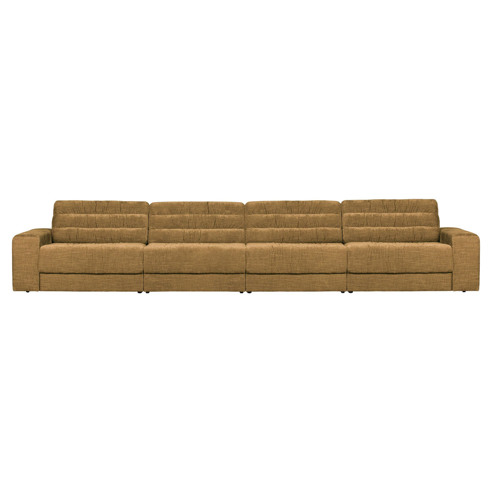 Modulinė sofa "DATE", keturvietė, aukso spalva