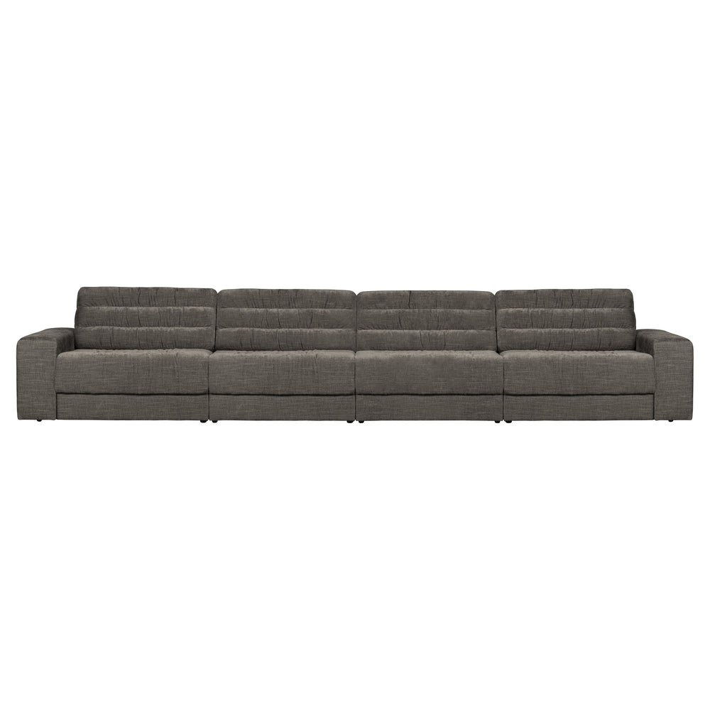 Modulinė sofa "DATE", keturvietė, pilka spalva