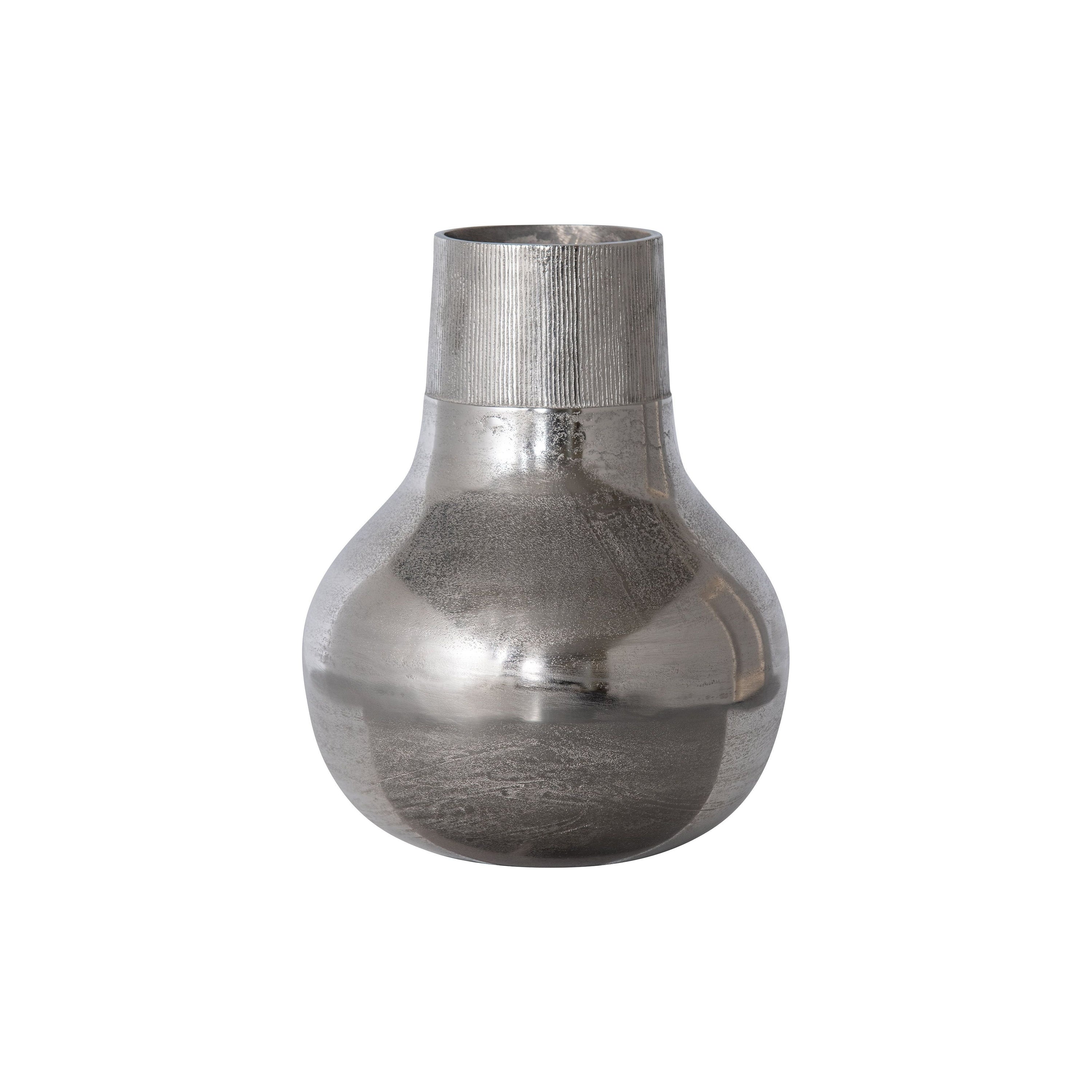 "METAL" vaza XL, sidabrinė spalva, metalas