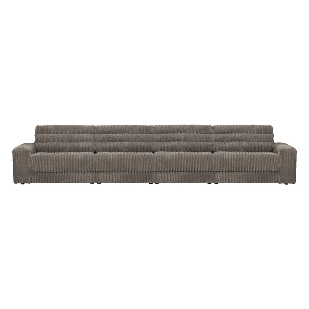 Modulinė sofa "DATE", keturvietė, pilkai ruda spalva