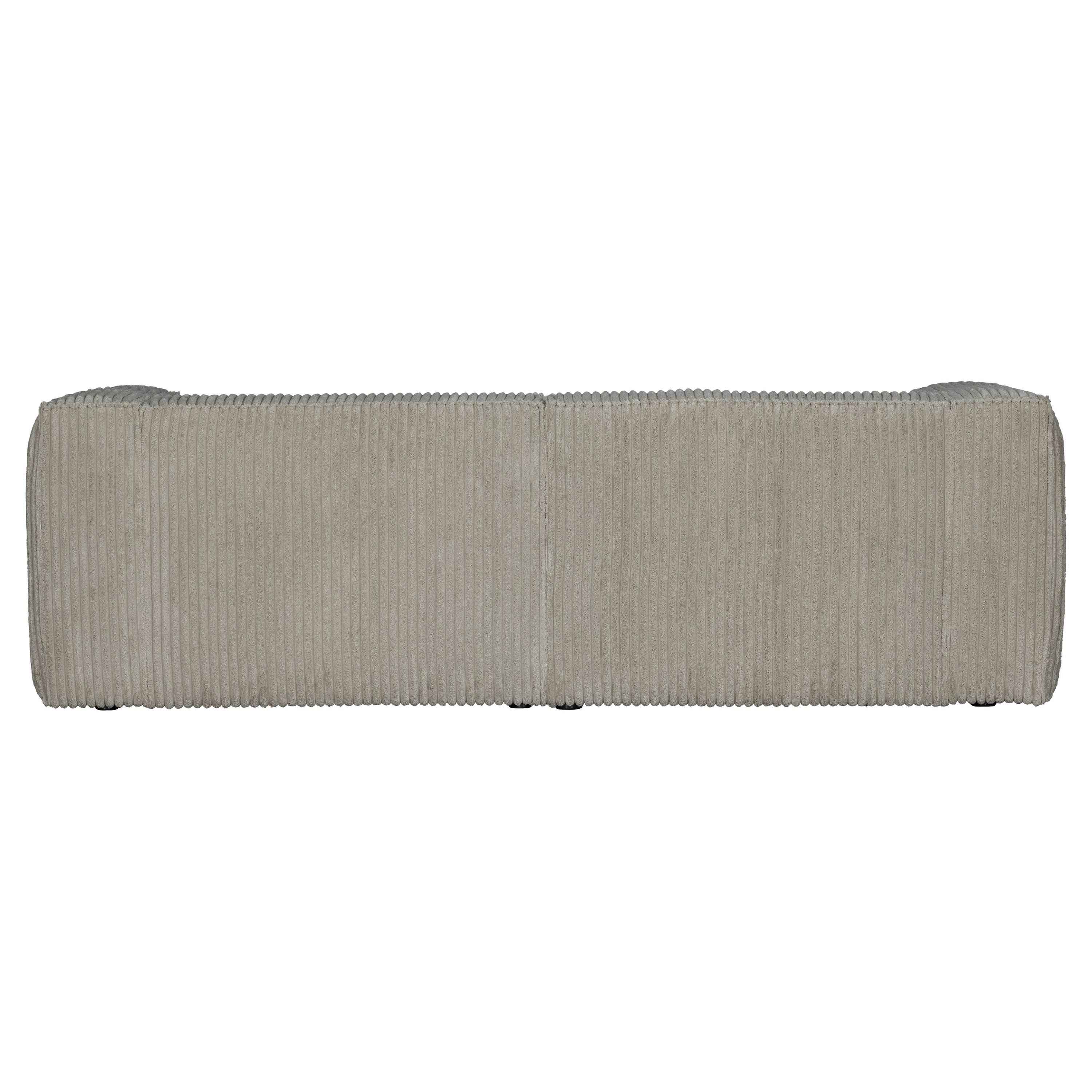 Sofa BEAT, briauniuotas audinys, natūralus