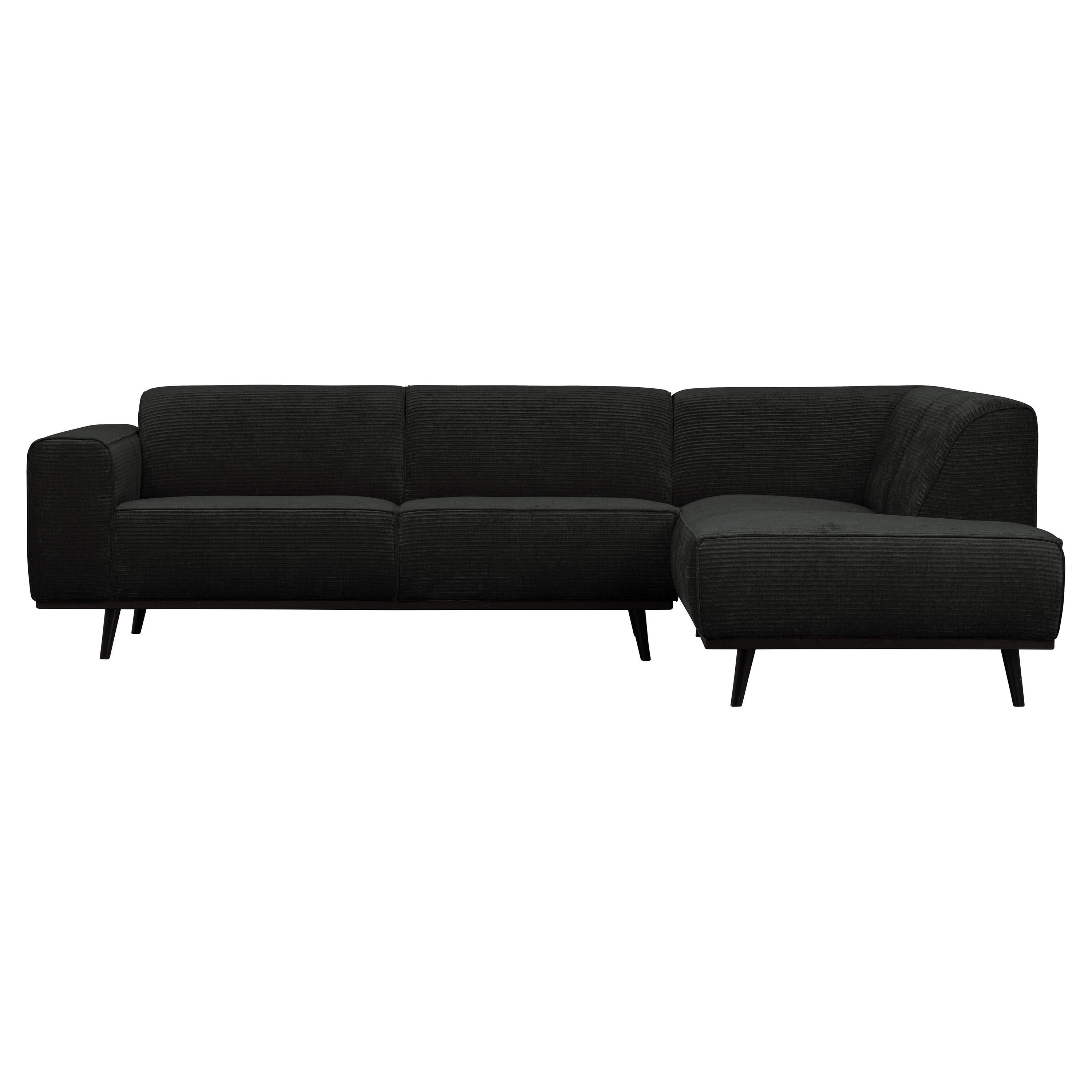 Kampinė sofa "STATEMENT", dešinė pusė, grafito spalva