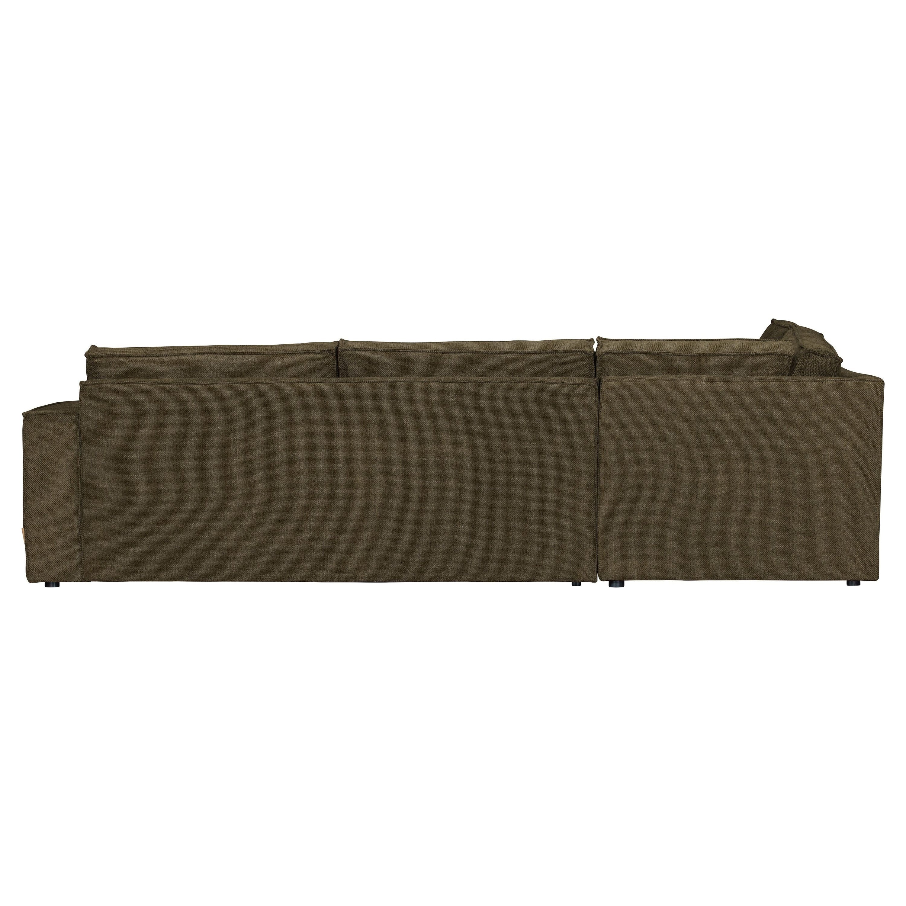 Kampinė sofa "FREDDIE", kairė pusė, žalia spalva