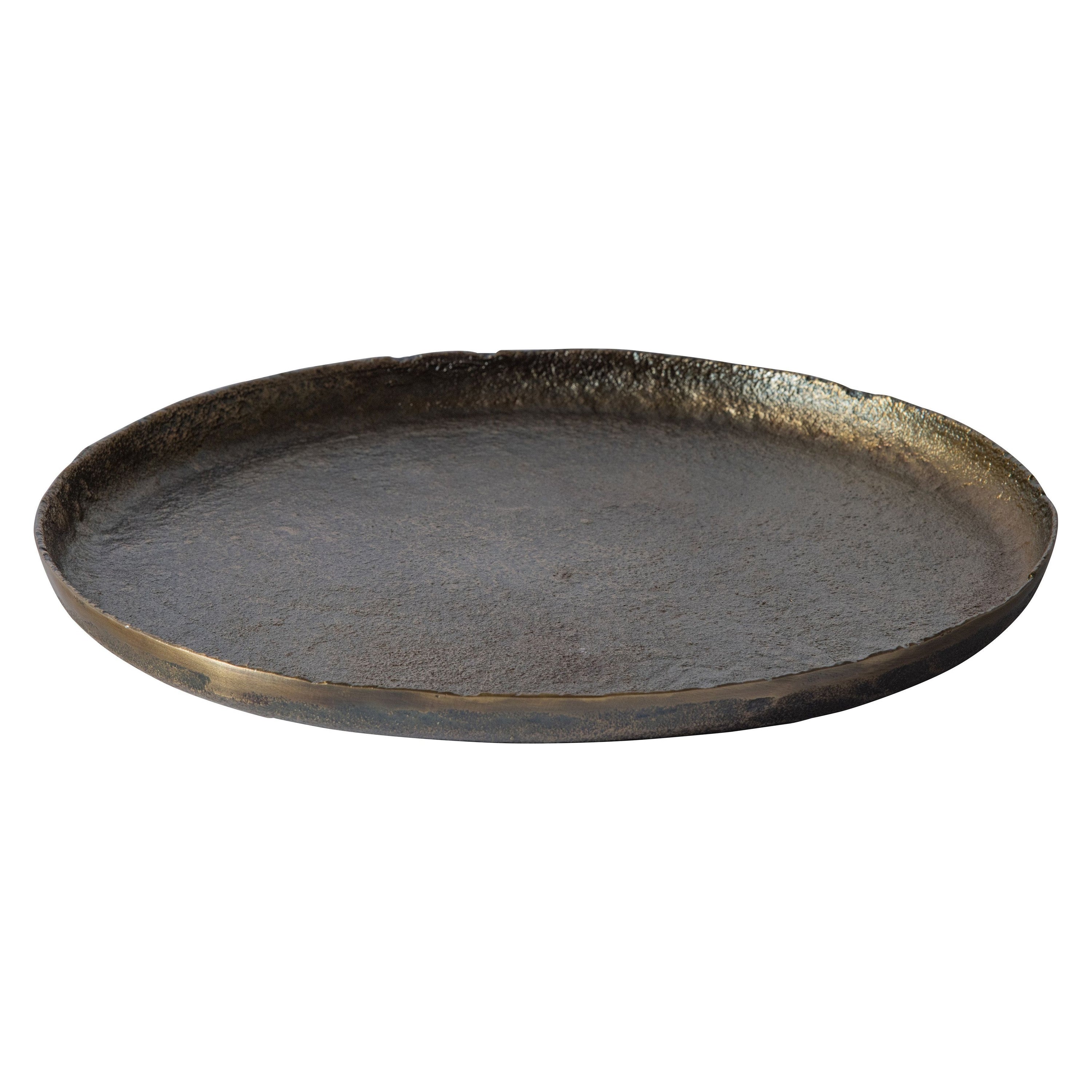 "Set Of 2" serviravimo padėklas, metalas, senovinis žalvaris - Namų Idėja