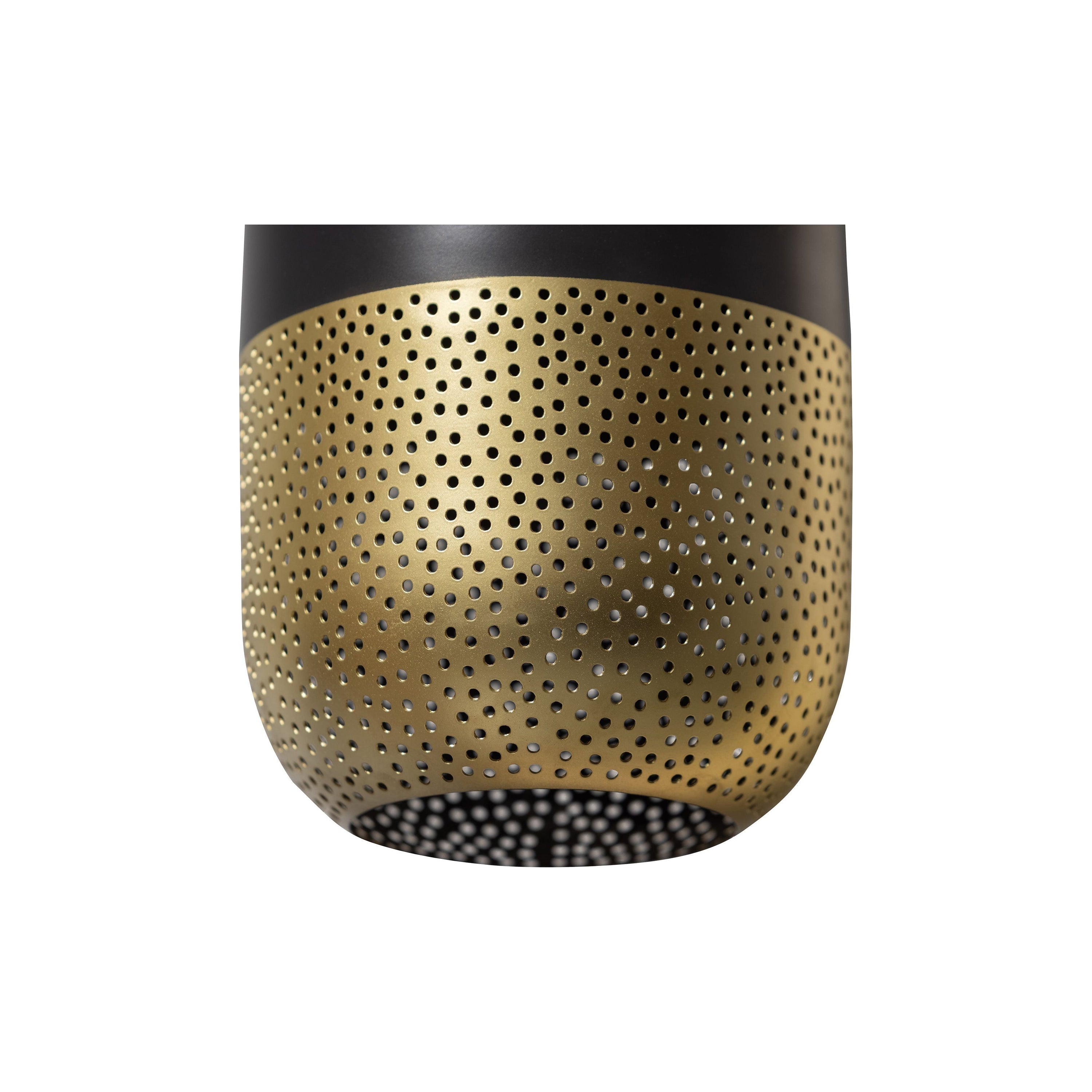 Pakabinamas šviestuvas TIRSA, 36 cm, metalas, juoda