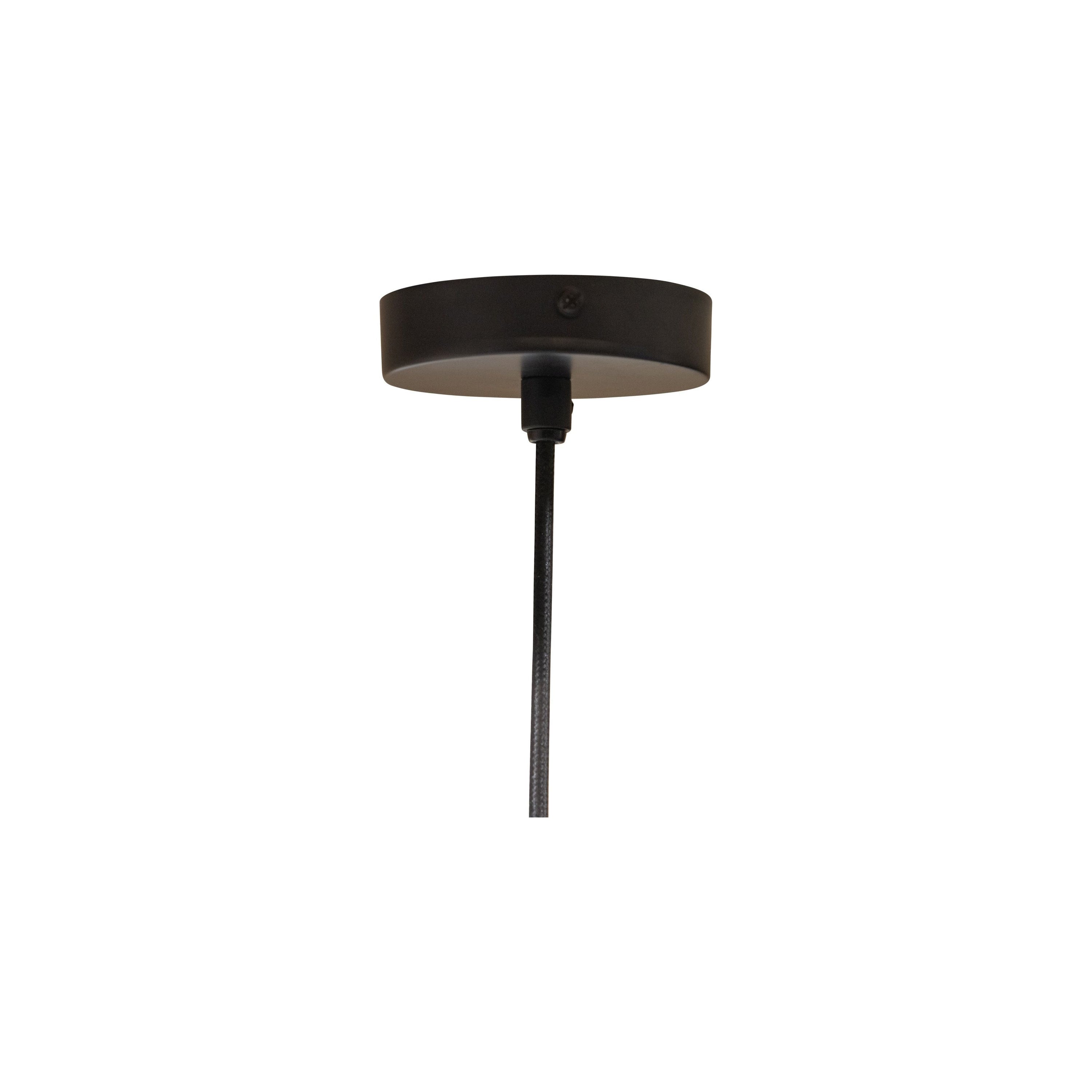 Pakabinamas šviestuvas TIRSA, 36 cm, metalas, juoda