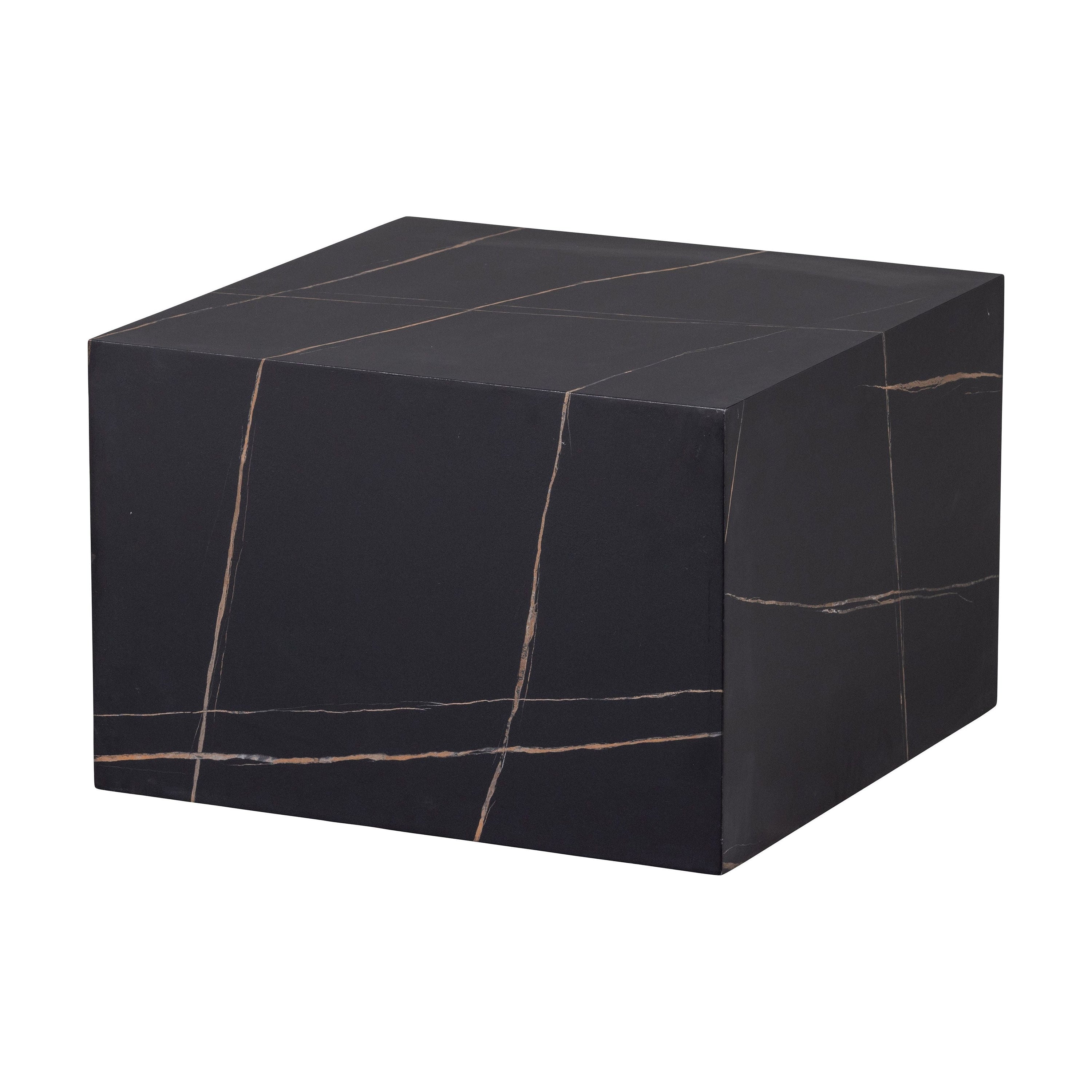 "BENJI" kavos staliukas, juoda spalva, 60x60 cm, medis