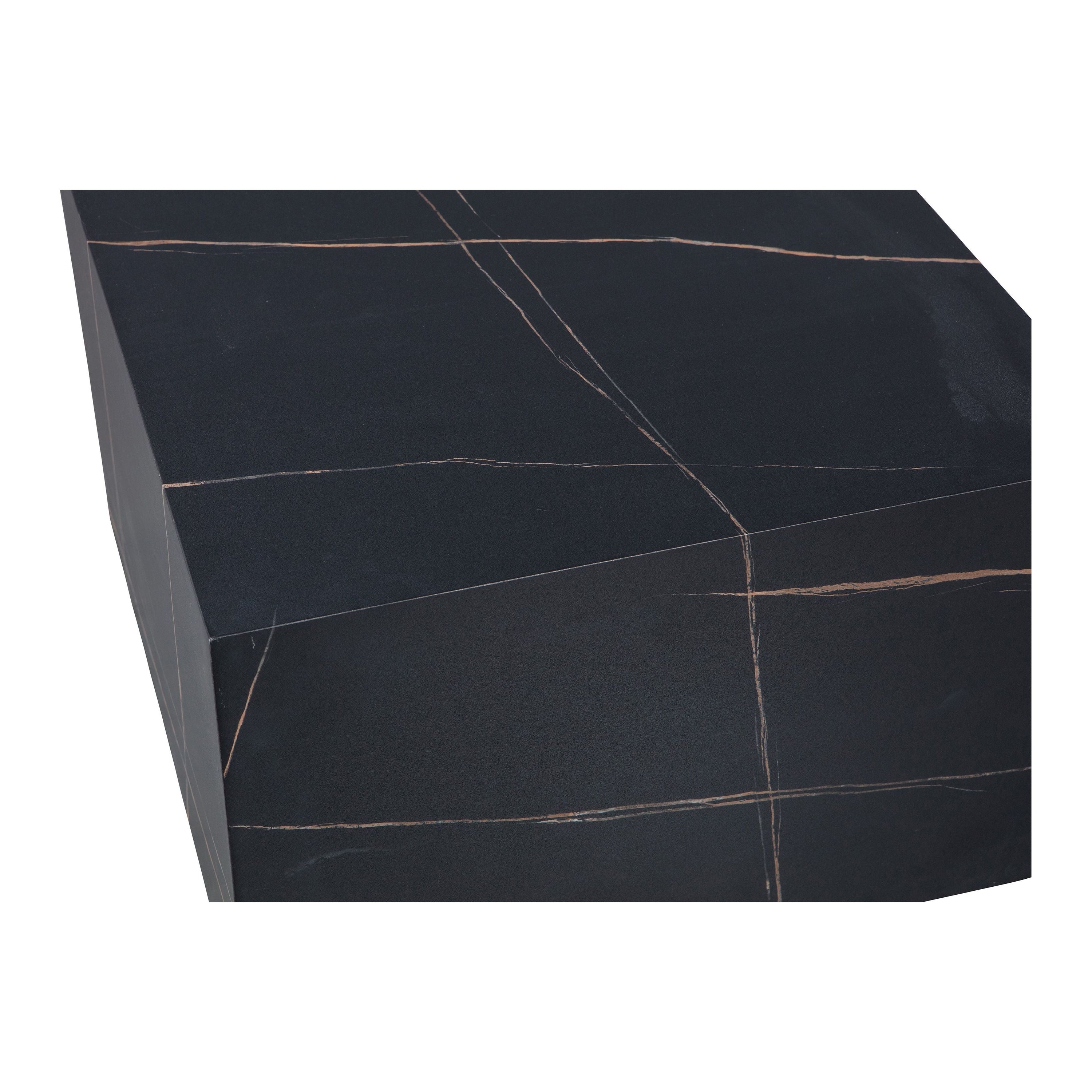 "BENJI" kavos staliukas, juoda spalva, 60x60 cm, medis